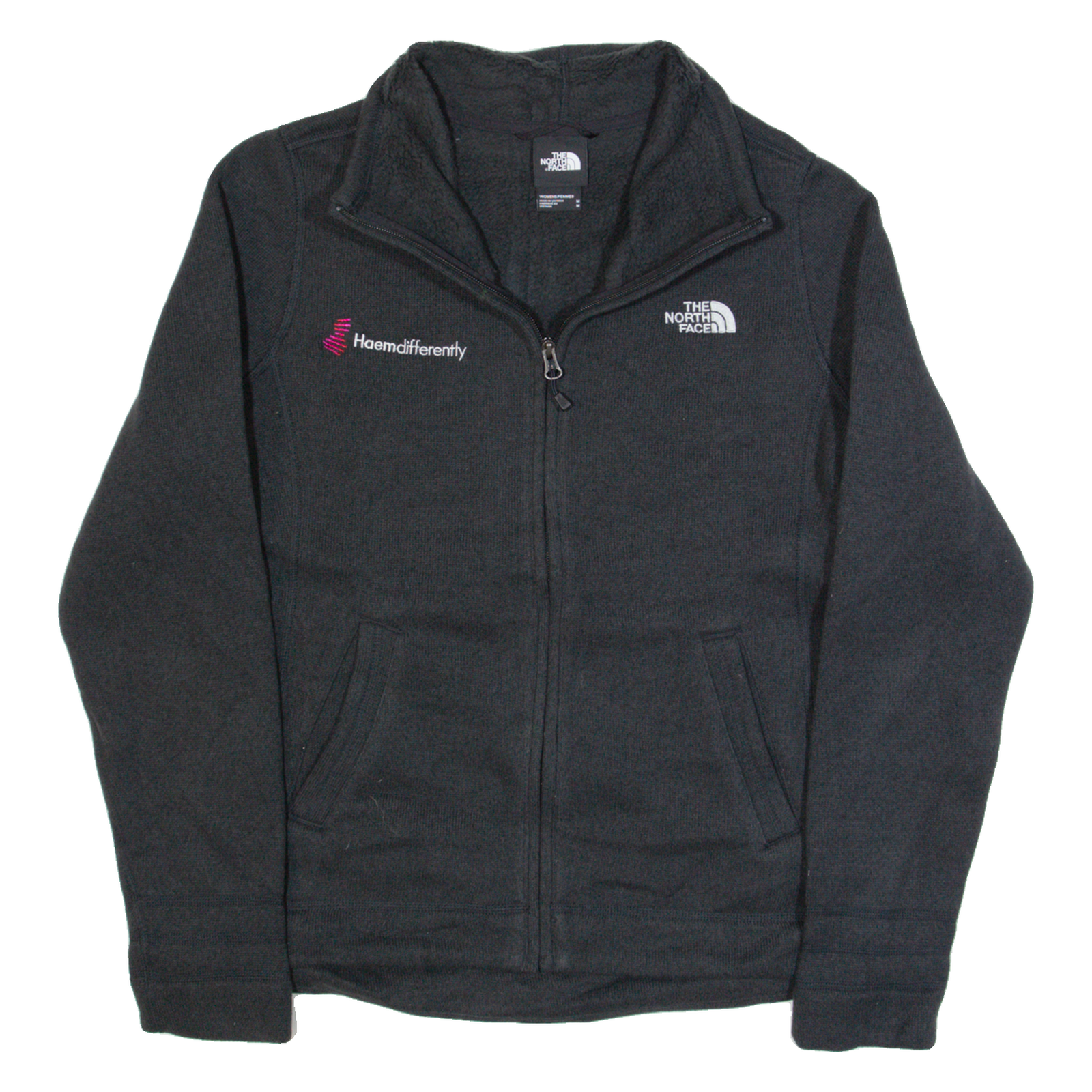 THE NORTH FACE Workwear Womens Fleece Jacket Black Knit M Refurbished - N/A refurbished available on Cerqular