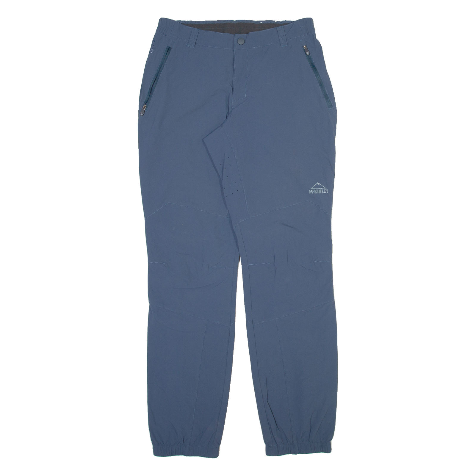MCKINLEY Mens Trousers Blue Relaxed Tapered W28 L30 Refurbished - N/A refurbished available on Cerqular