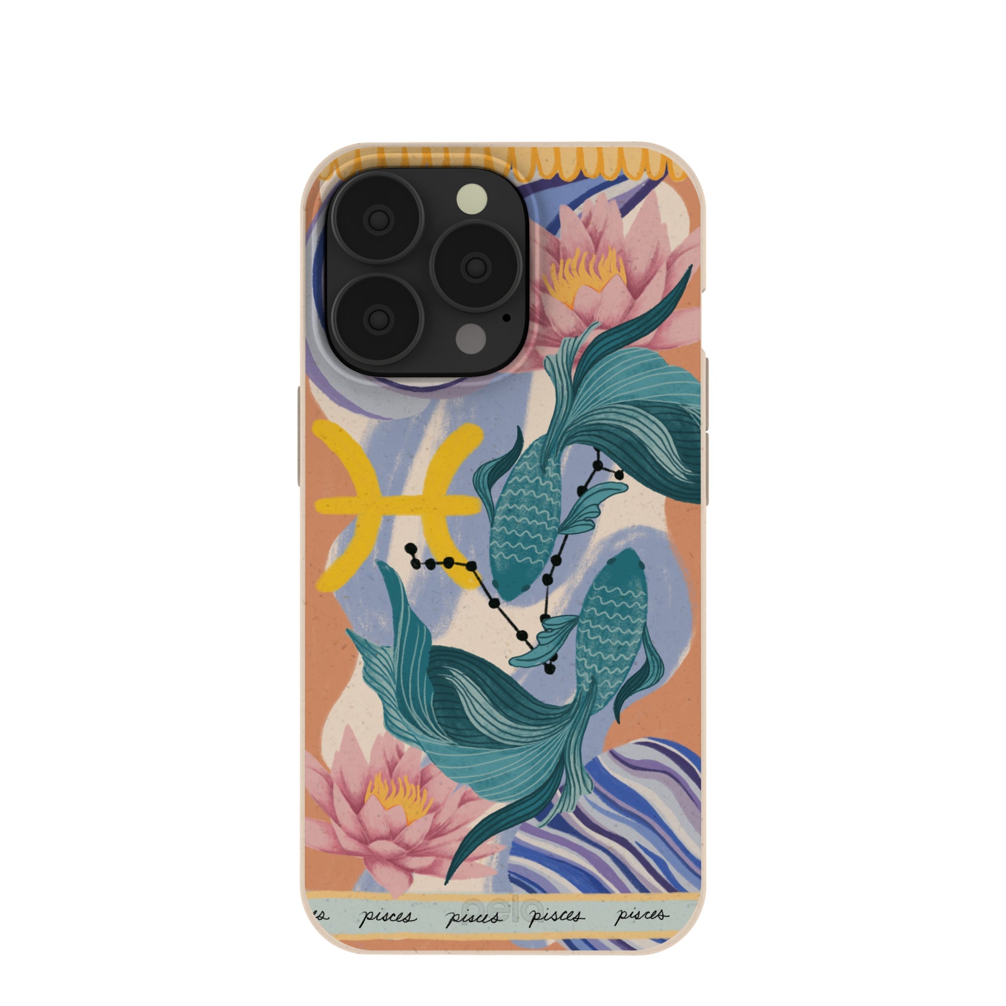 Seashell Pisces Fish iPhone 13 Pro Case Refurbished - Pela Case refurbished available on Cerqular