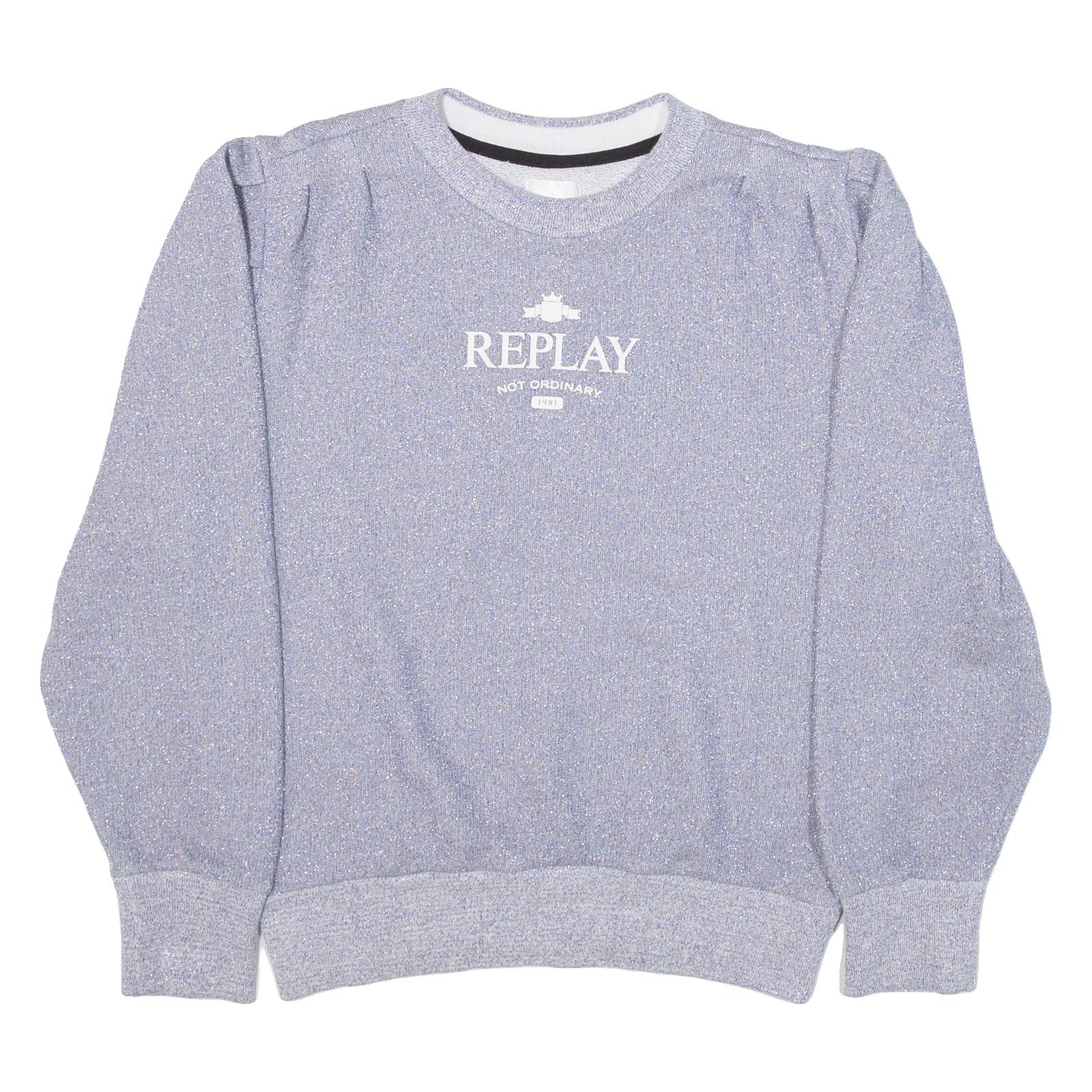 REPLAY Womens Sweatshirt Blue M Refurbished - N/A refurbished available on Cerqular