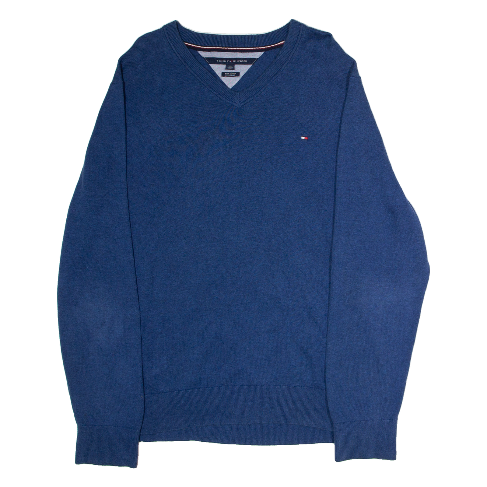 Buy TOMMY HILFIGER Mens Jumper Blue V-Neck Tight Knit 2XL Refurbished - $28.59 TOMMY HILFIGER Mens Jumper Blue V-Neck Tight Knit 2XL Refurbished - N/A refurbished available on Cerqular