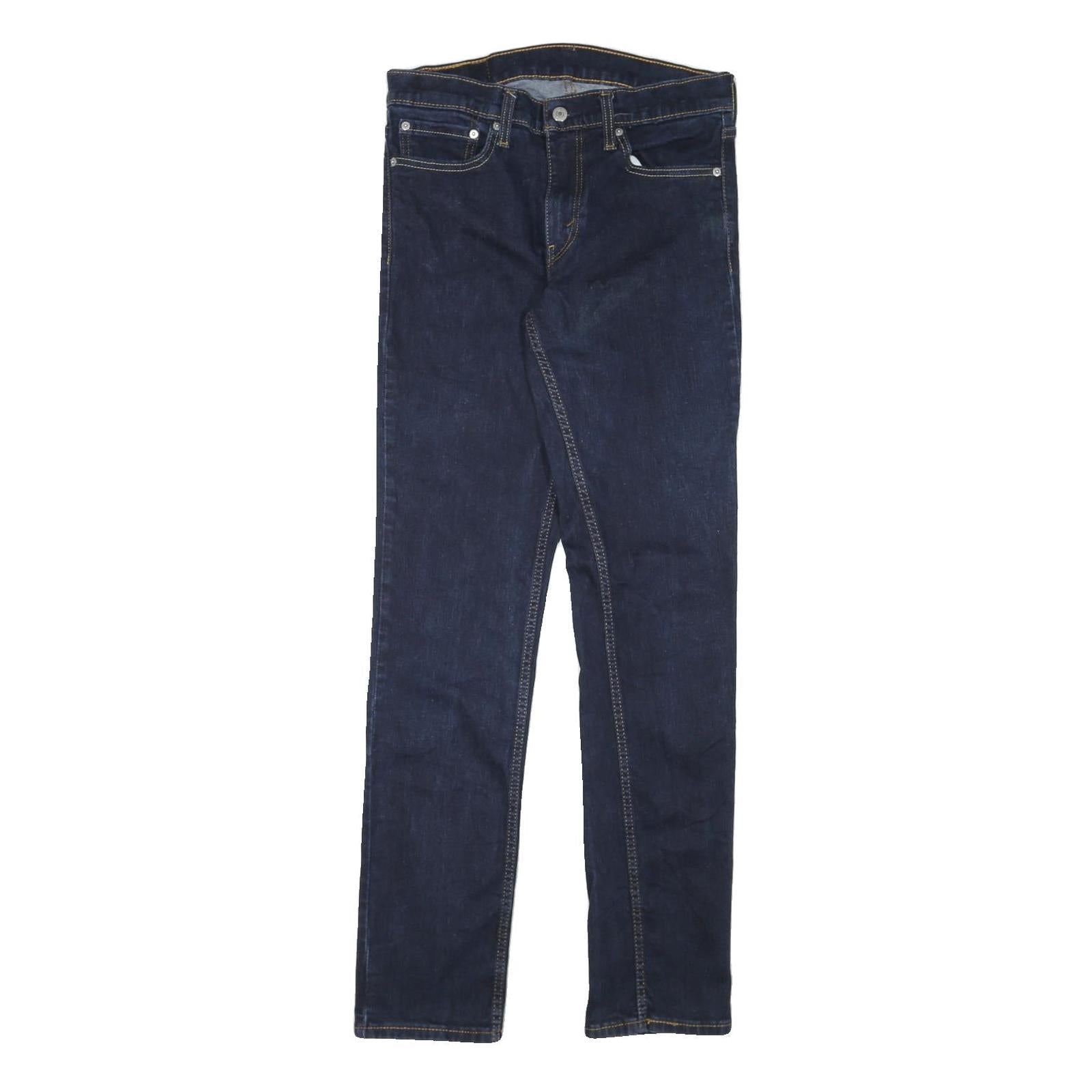 LEVI'S 511 Mens Slim Jeans Denim Dark W30 L32 Classic Cotton Blend Zip Refurbished - N/A refurbished available on Cerqular