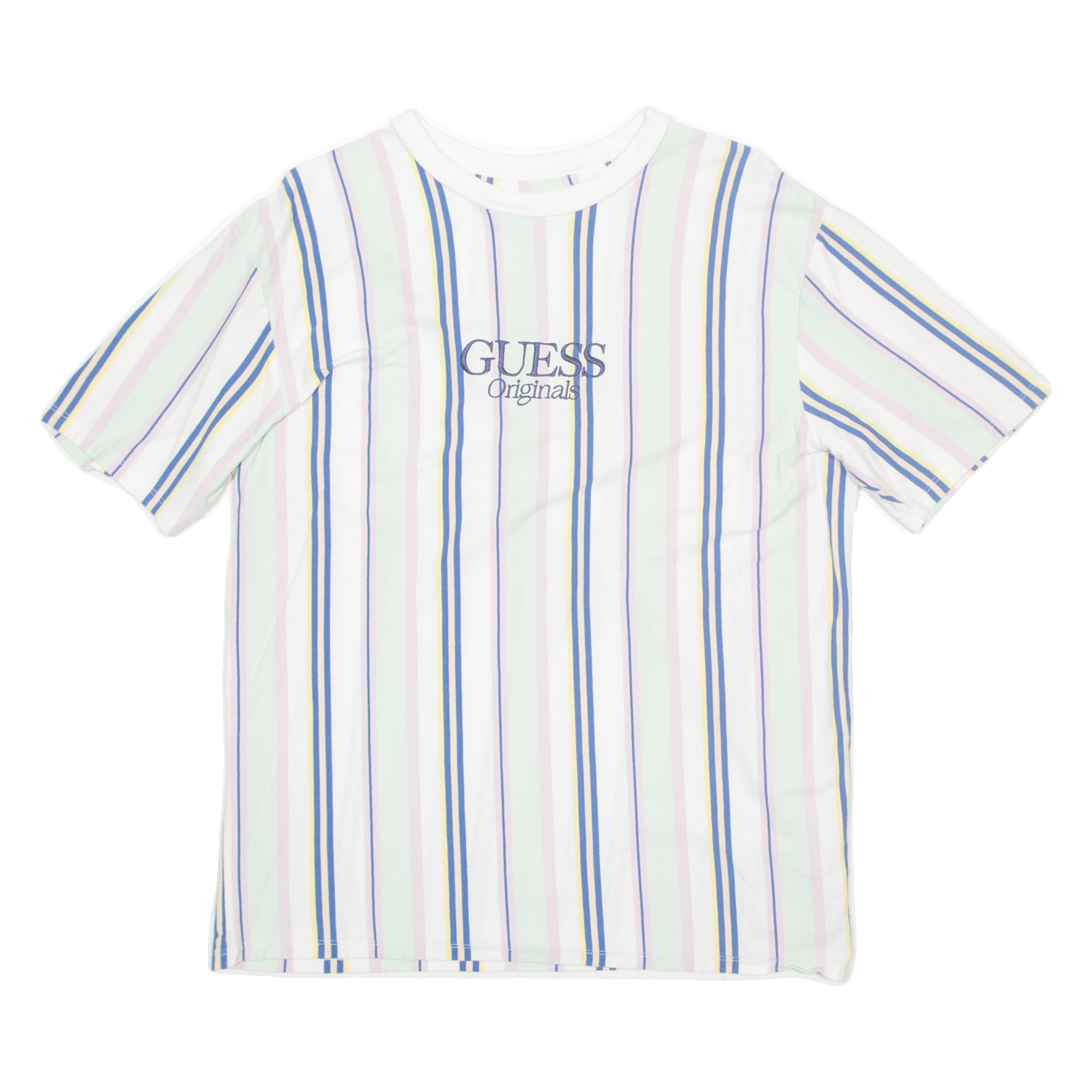 GUESS Mens T-Shirt Green M Refurbished - N/A refurbished available on Cerqular