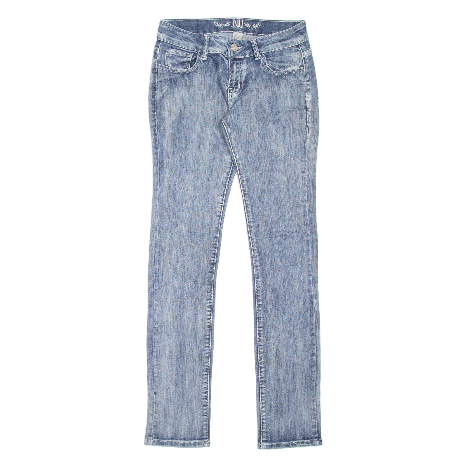 NV Womens Jeans Blue Slim Skinny Stone Wash W28 L32 Refurbished - N/A refurbished available on Cerqular