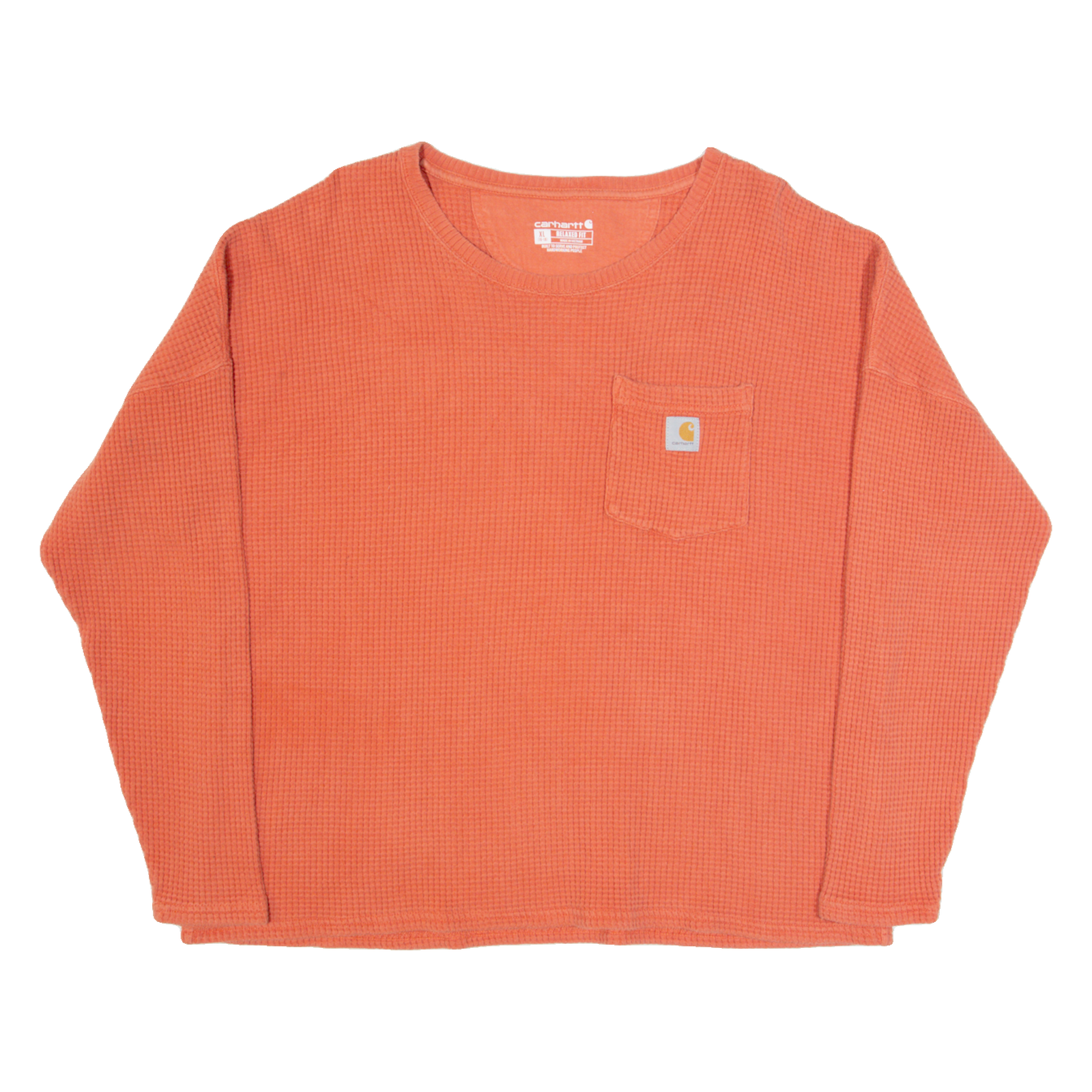 CARHARTT Relaxed Fit Womens Sweatshirt Orange XL Refurbished - N/A refurbished available on Cerqular