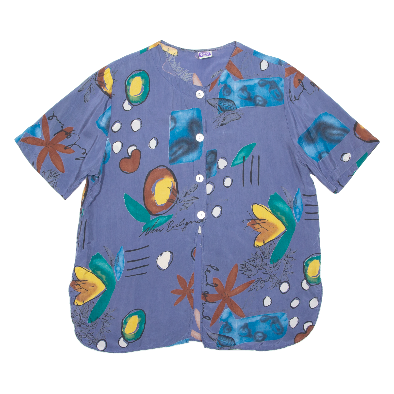 Buy Womens Printed Blouse Blue Crazy Pattern 3XL Refurbished - $16.89 Womens Printed Blouse Blue Crazy Pattern 3XL Refurbished - N/A refurbished available on Cerqular