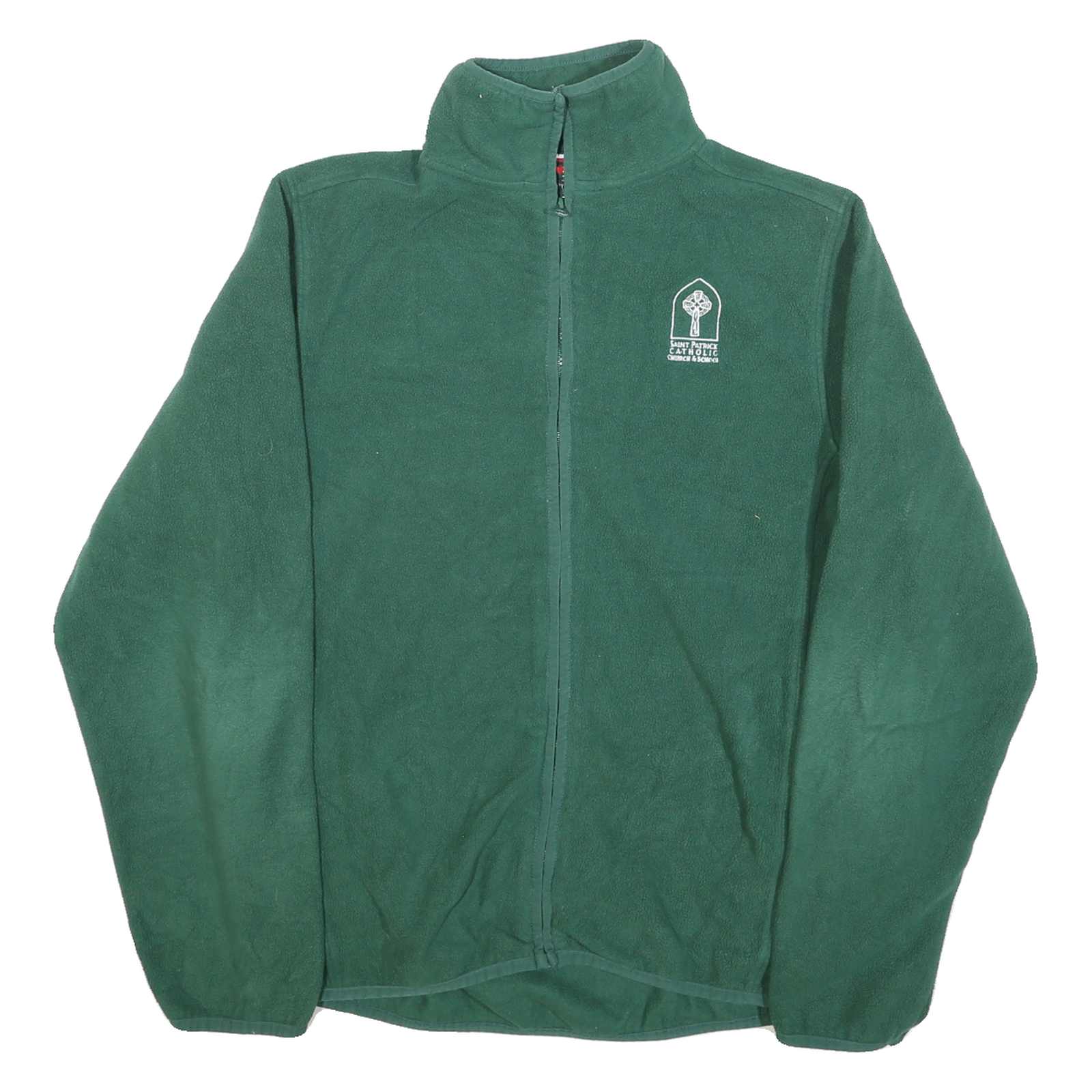 TOMMY HILFIGER Mens Green Polyester Blend Fleece Jacket M Zip Saint Patrick Refurbished - N/A refurbished available on Cerqular