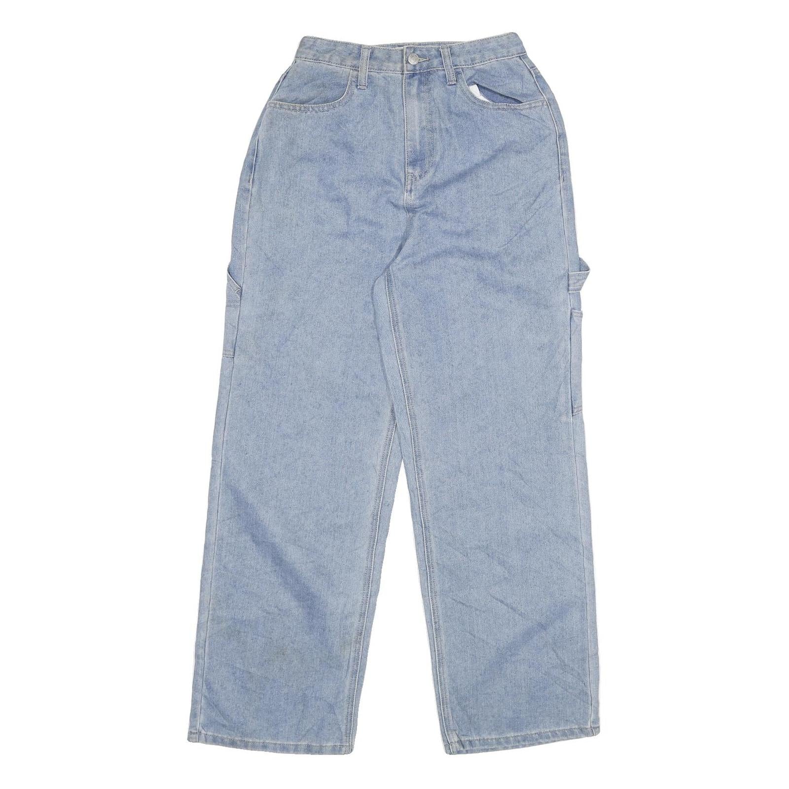 NET Womens Jeans Blue Regular Straight Denim Light W24 L28 Casual Wear Refurbished - N/A refurbished available on Cerqular