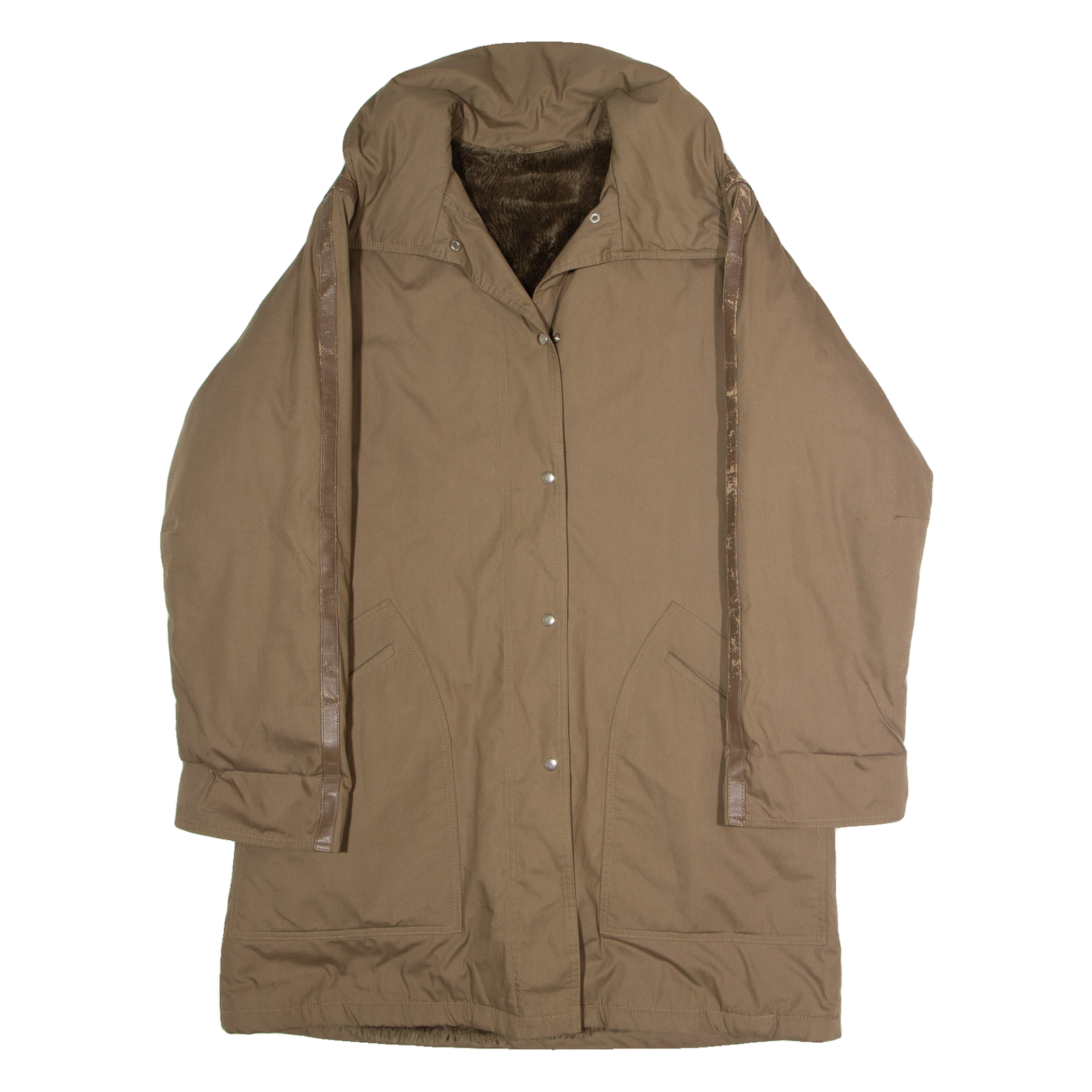 Womens Overcoat Coat Brown 90s L Refurbished - N/A refurbished available on Cerqular