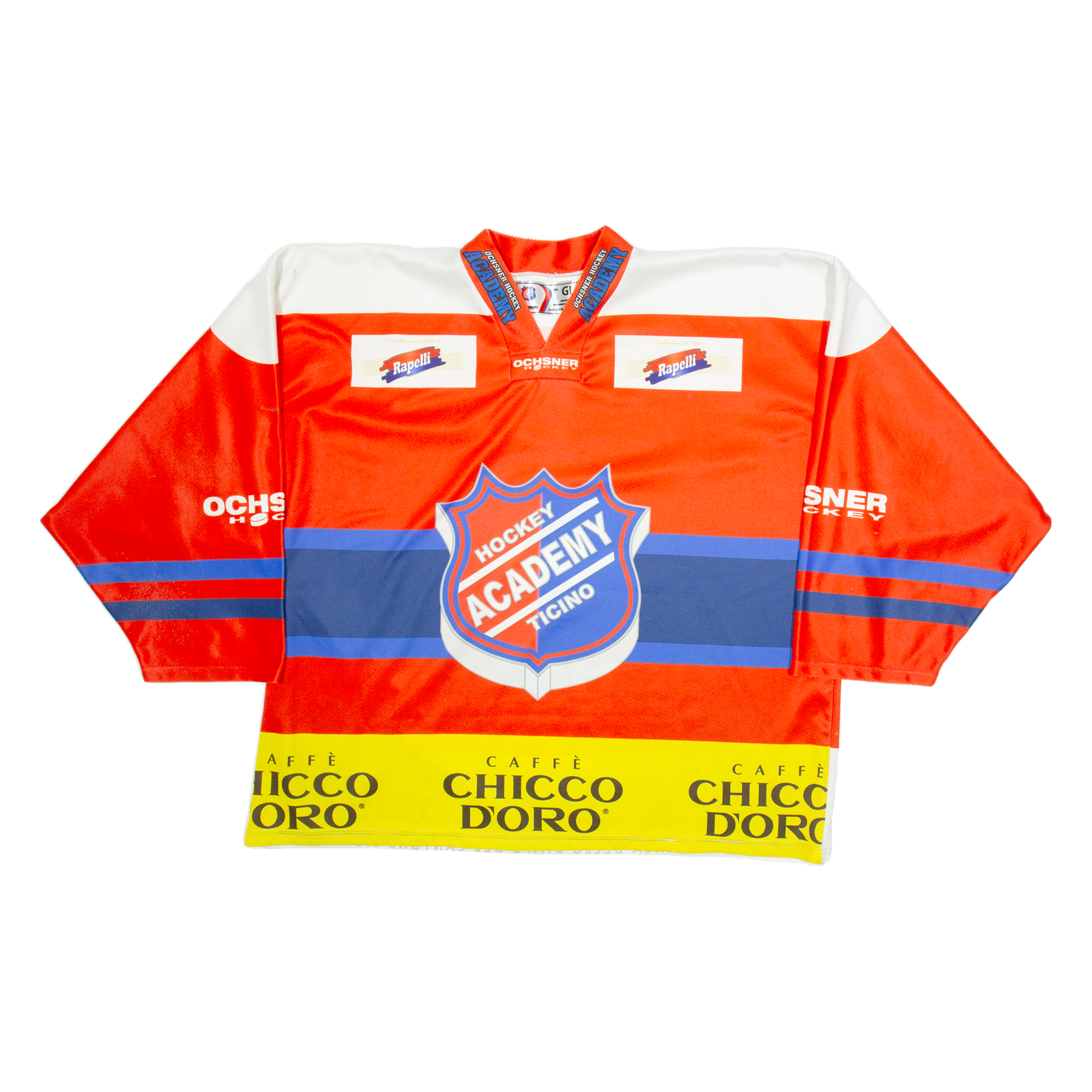 OCHSNER Hockey Academy Mens Jersey Red Long Sleeve V-Neck L Refurbished - N/A refurbished available on Cerqular
