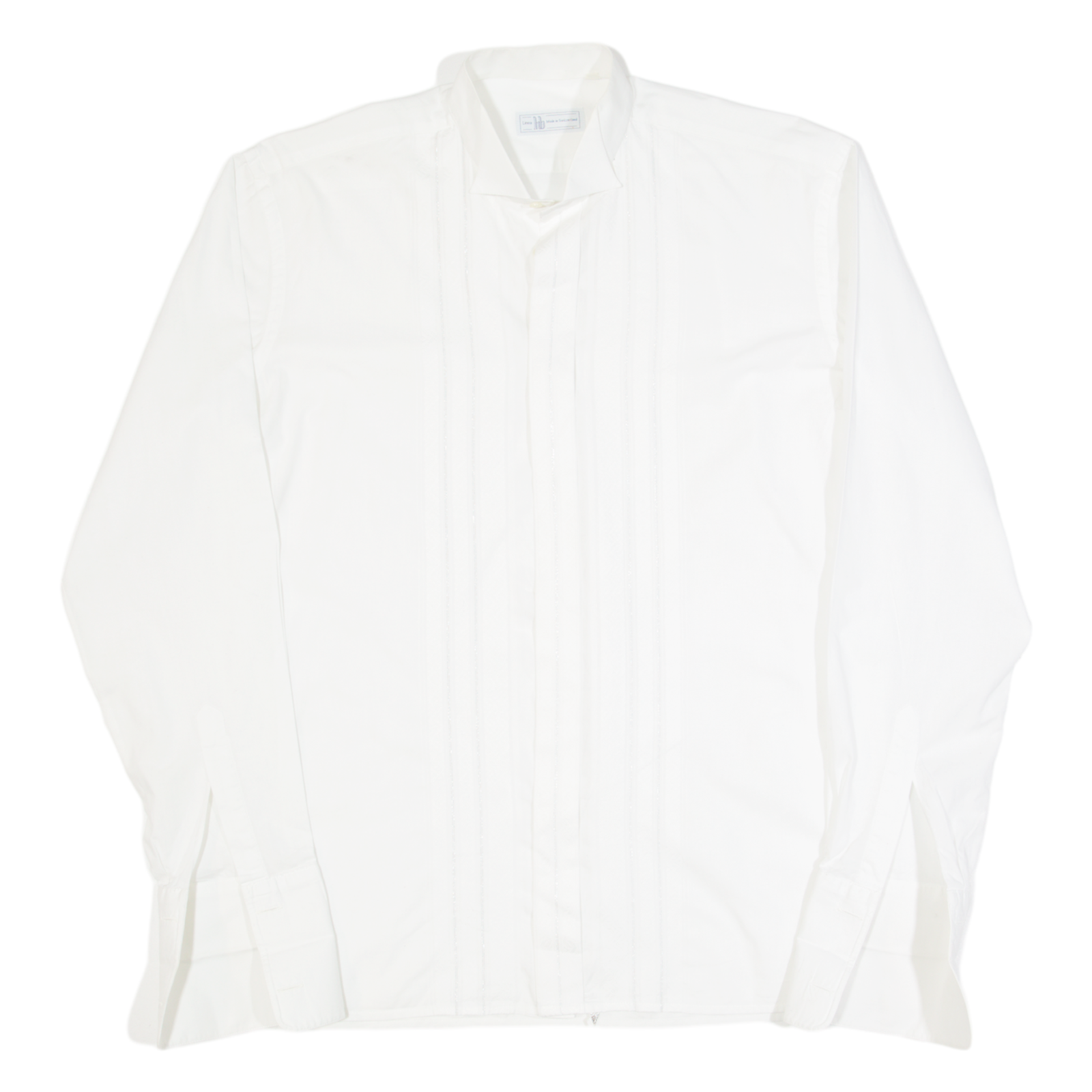LINEA HB Mens Formal Shirt White 90s Long Sleeve L Refurbished - N/A refurbished available on Cerqular