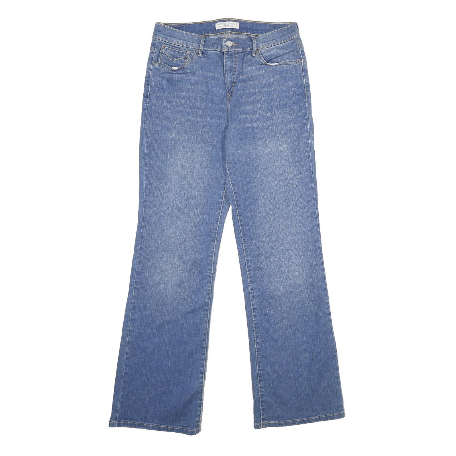 LEVI'S Perfectly Slimming 512 Womens Jeans Blue Slim Bootcut Denim Medium W28 Refurbished - N/A refurbished available on Cerqular