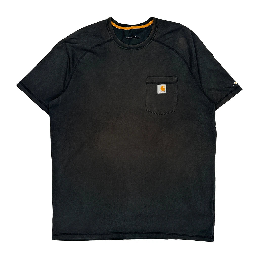 Buy Carhartt T-Shirt - XL Black Cotton Refurbished - $29.47 Carhartt T-Shirt - XL Black Cotton Refurbished - Thrifted (note: this is a term often used to describe second- refurbished available on Cerqular