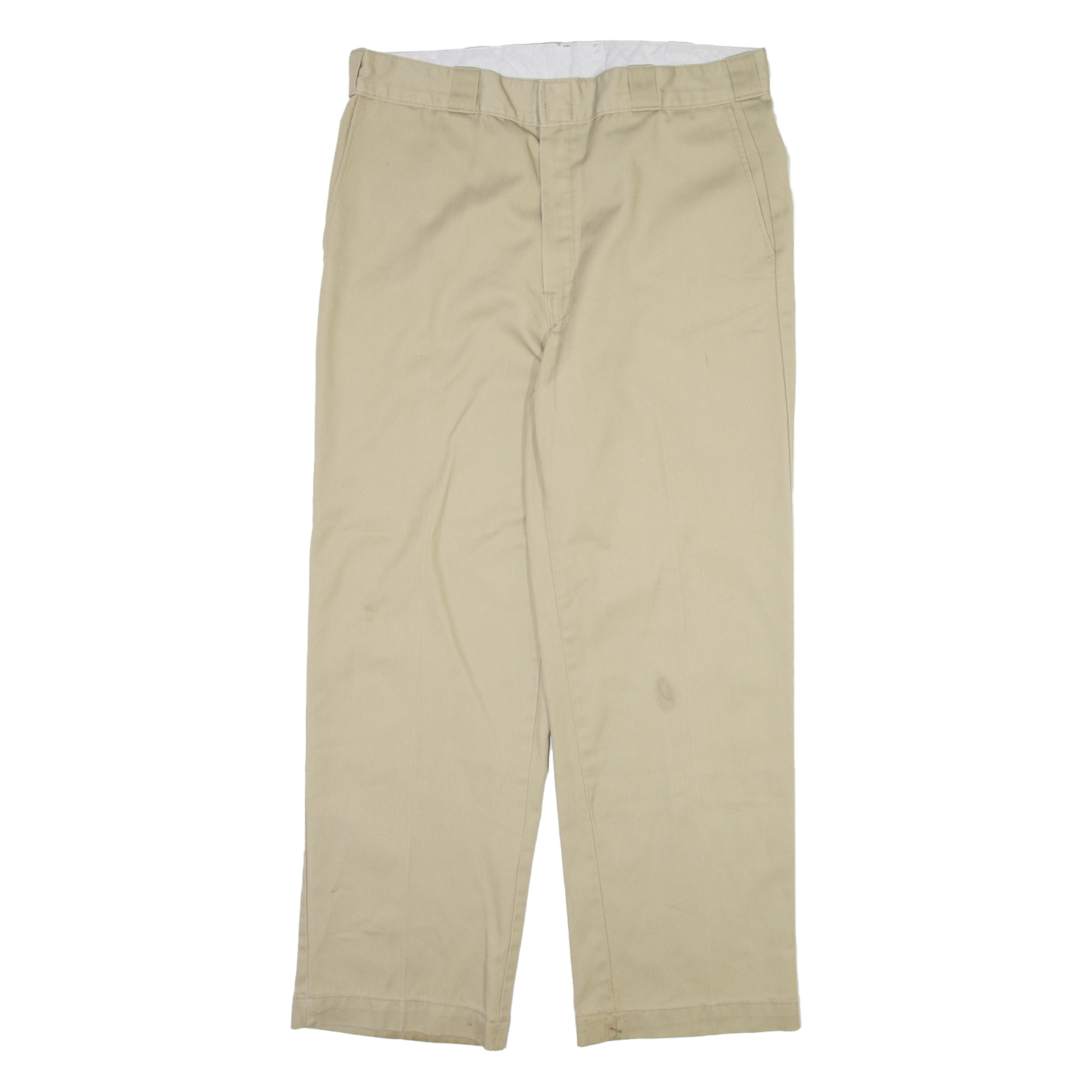 DICKIES Mens Trousers Beige Regular Straight W34 L28 Refurbished - N/A refurbished available on Cerqular