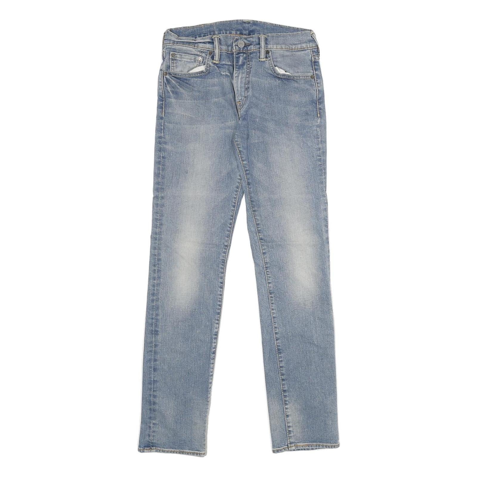 LEVI'S 511 Slim Mens Jeans Blue Slim Skinny Denim Medium W29 L32 Cotton Blend Refurbished - N/A refurbished available on Cerqular