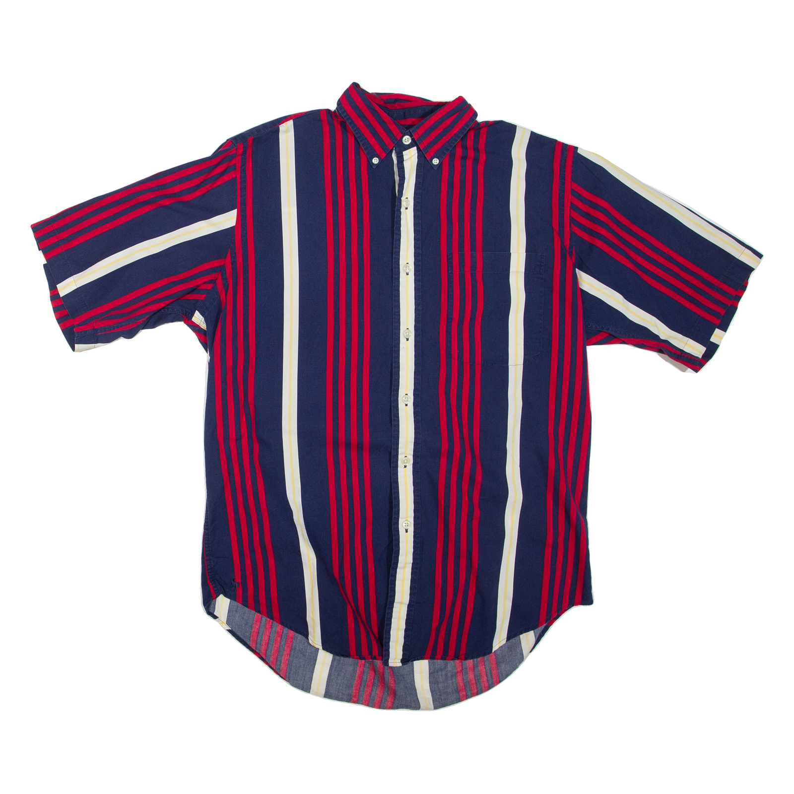HUNT CLUB Mens Shirt Blue Striped M Refurbished - N/A refurbished available on Cerqular