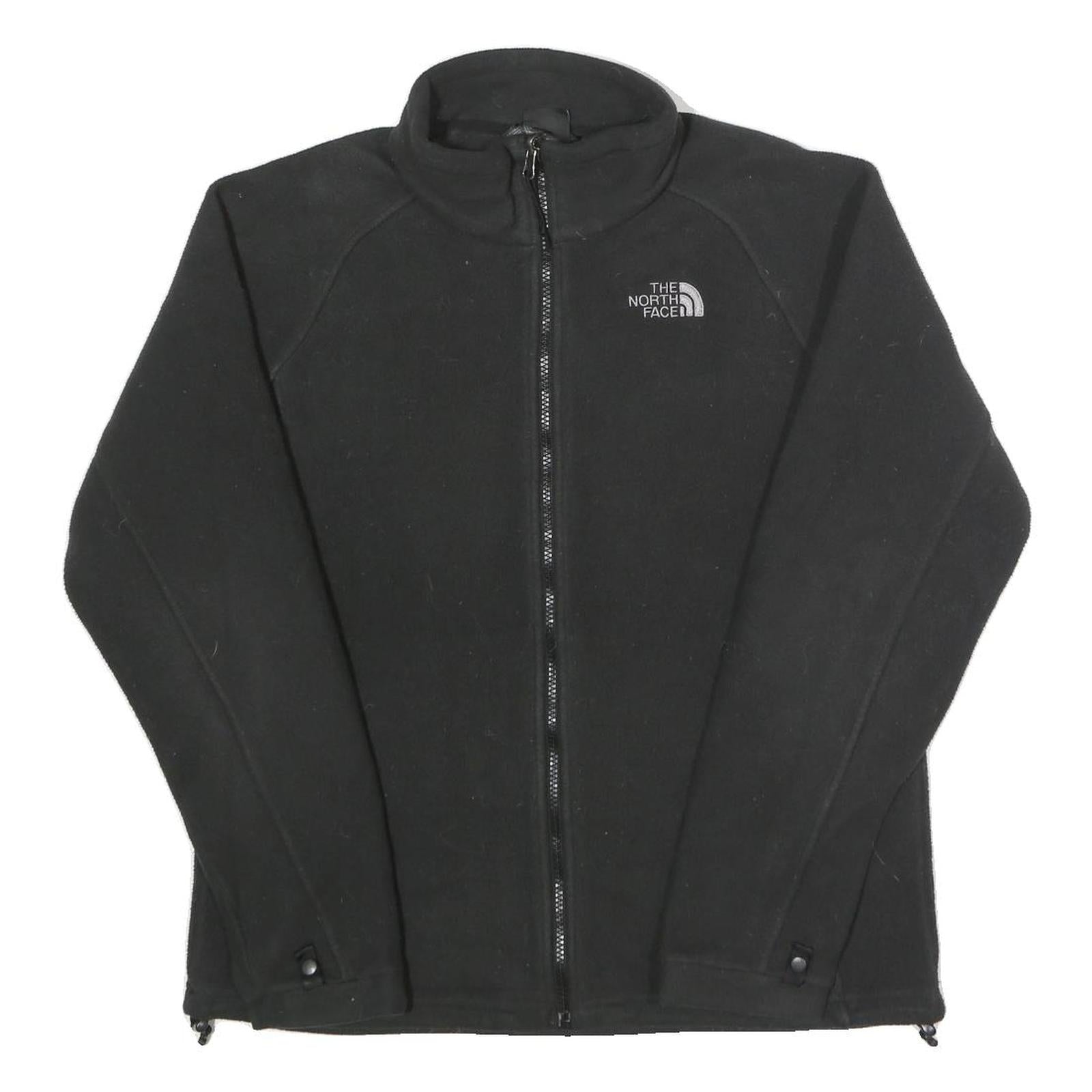 THE NORTH FACE Womens Black Zip Jacket L Polyester Blend Plain Outdoor Casual Refurbished - N/A refurbished available on Cerqular