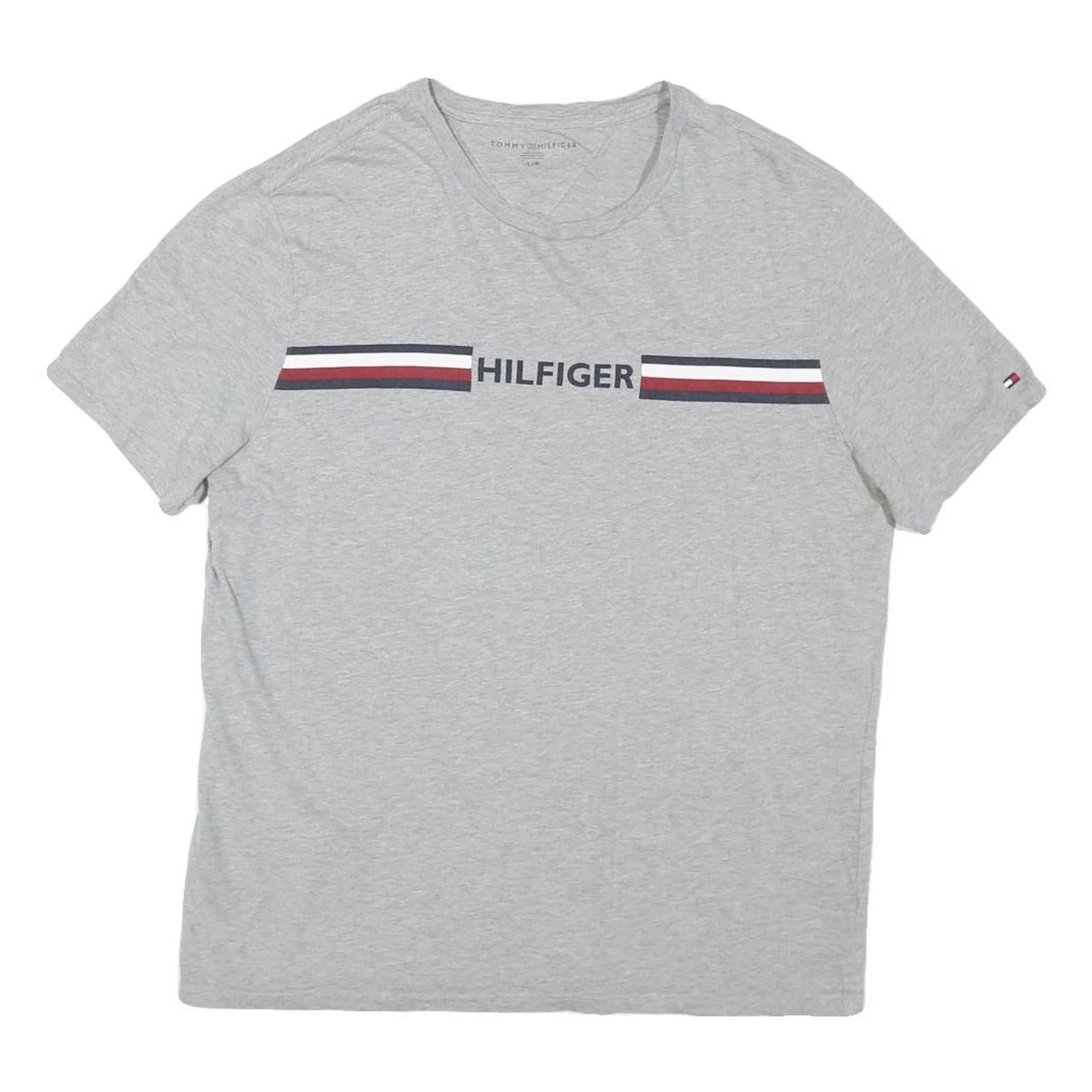 Buy TOMMY HILFIGER Mens Grey Graphic T-Shirt L Short Sleeve Crew Neck Casual Refurbished - $22.09 TOMMY HILFIGER Mens Grey Graphic T-Shirt L Short Sleeve Crew Neck Casual Refurbished - N/A refurbished available on Cerqular