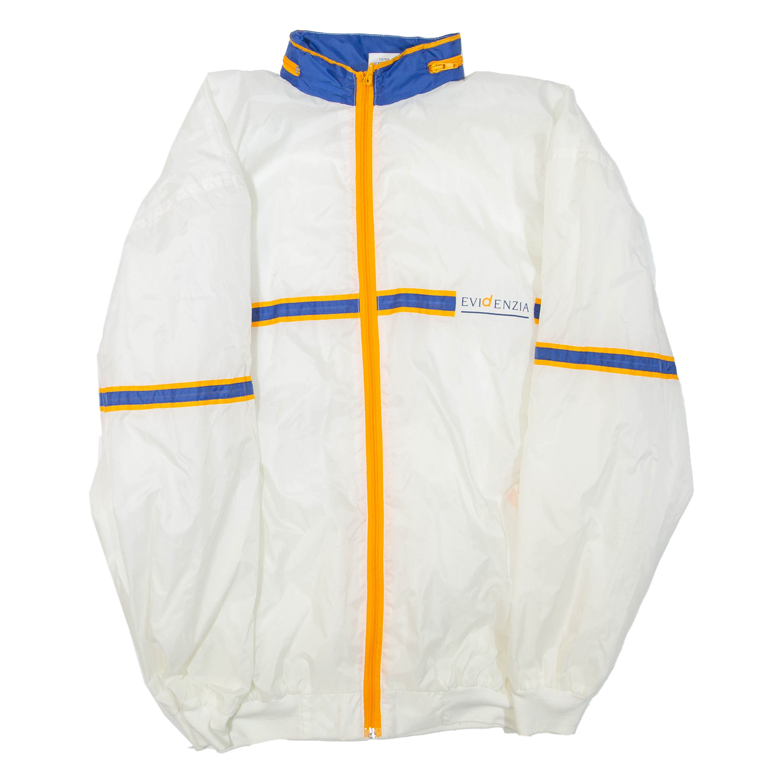 Mens Track Jacket White Nylon S Refurbished - N/A refurbished available on Cerqular
