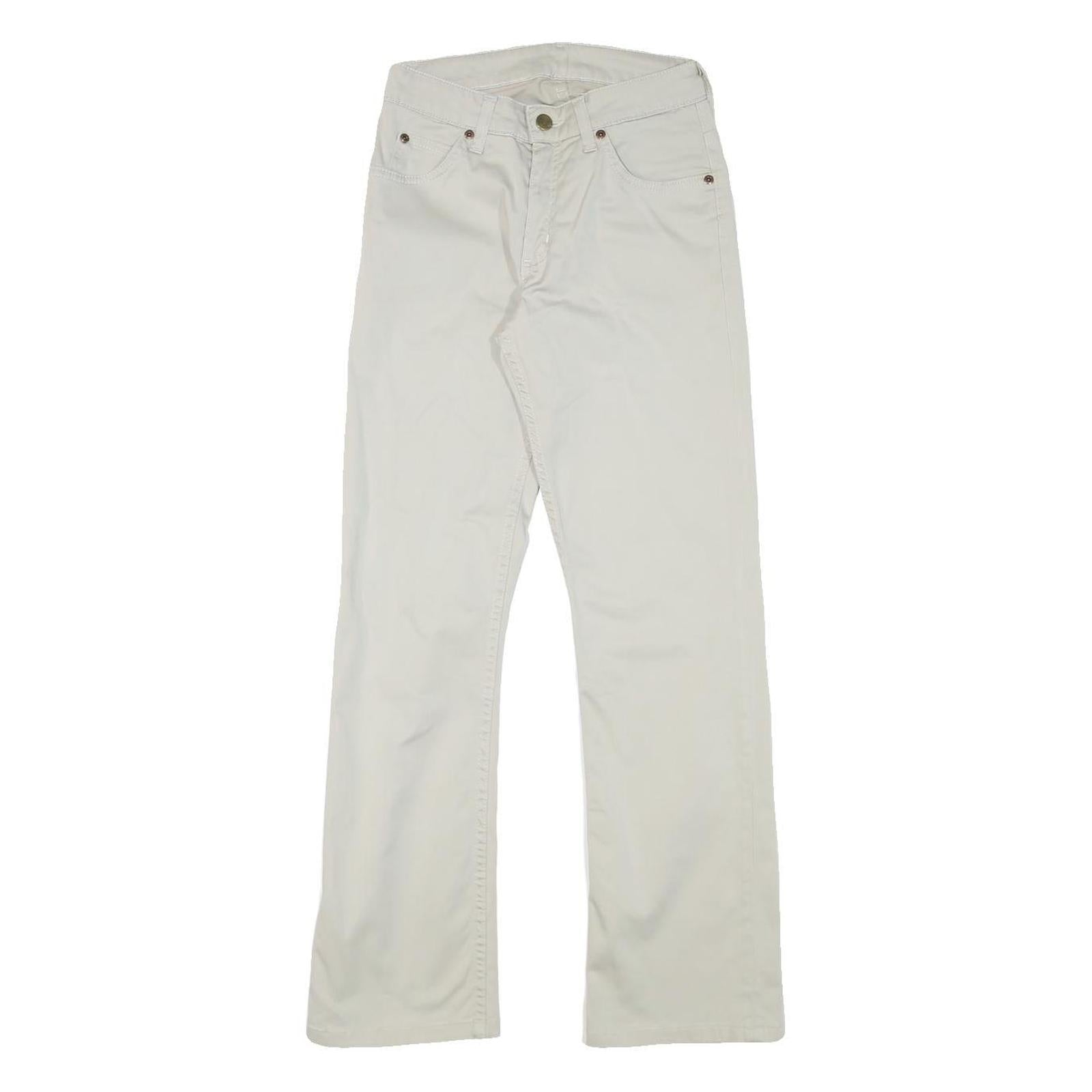Buy LEE Mens Cotton Blend White Regular Straight Trousers W24 L28 Classic Fit Zip Refurbished - $33.79 LEE Mens Cotton Blend White Regular Straight Trousers W24 L28 Classic Fit Zip Refurbished - N/A refurbished available on Cerqular