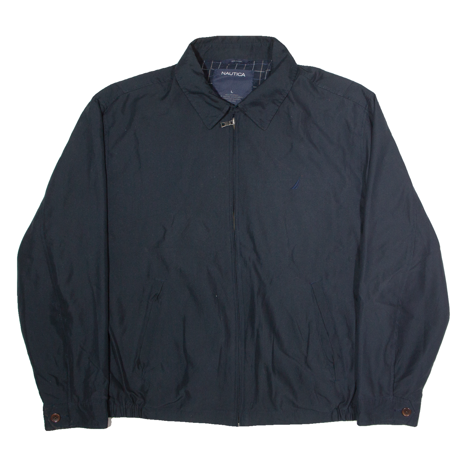 NAUTICA Mens Track Jacket Blue L Refurbished - N/A refurbished available on Cerqular