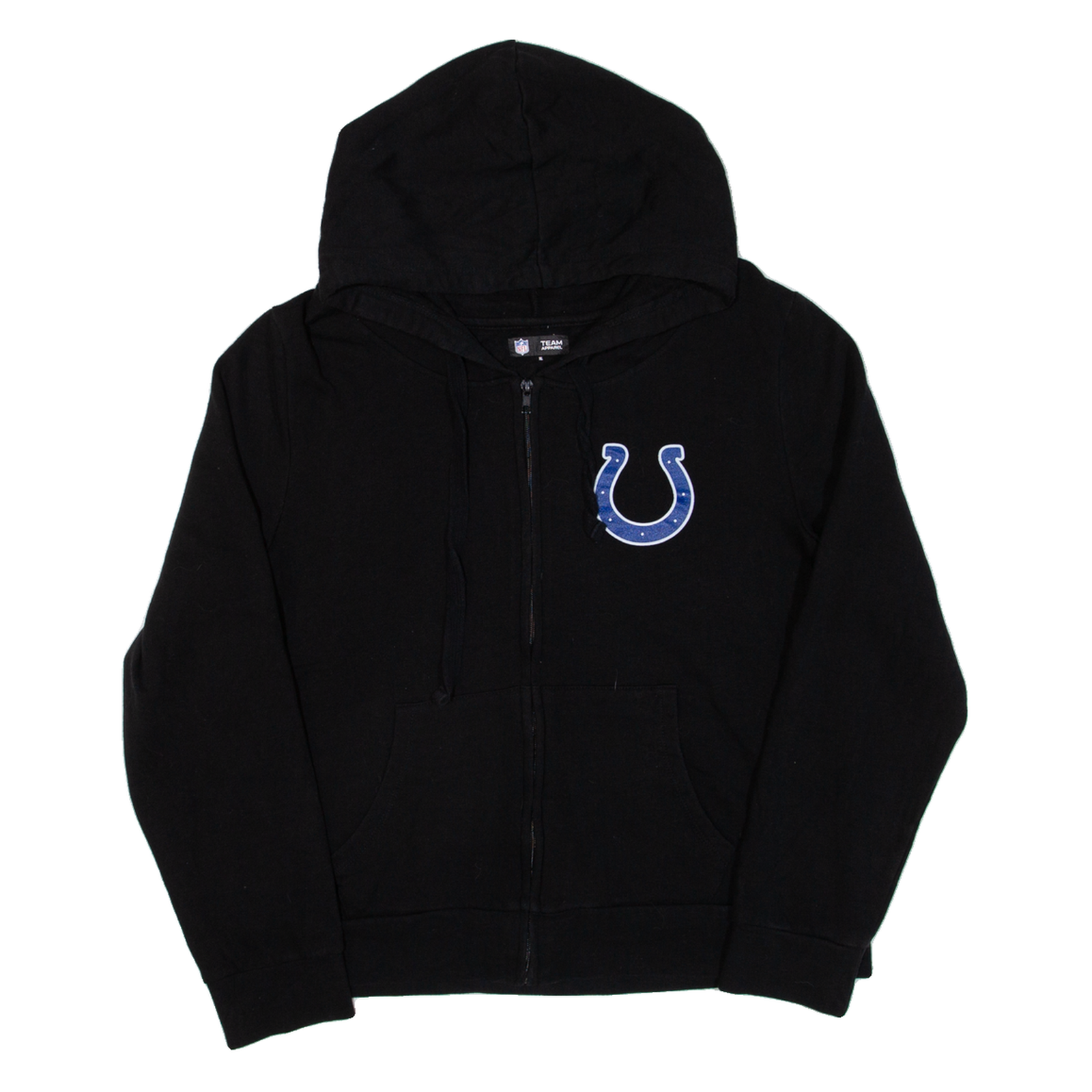 NFL Indianapolis Colts Womens Black Hoodie Full Zip USA XL Refurbished - N/A refurbished available on Cerqular