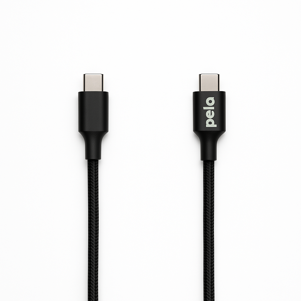 Black USB-C to USB-C Cable Refurbished - Pela Case refurbished available on Cerqular