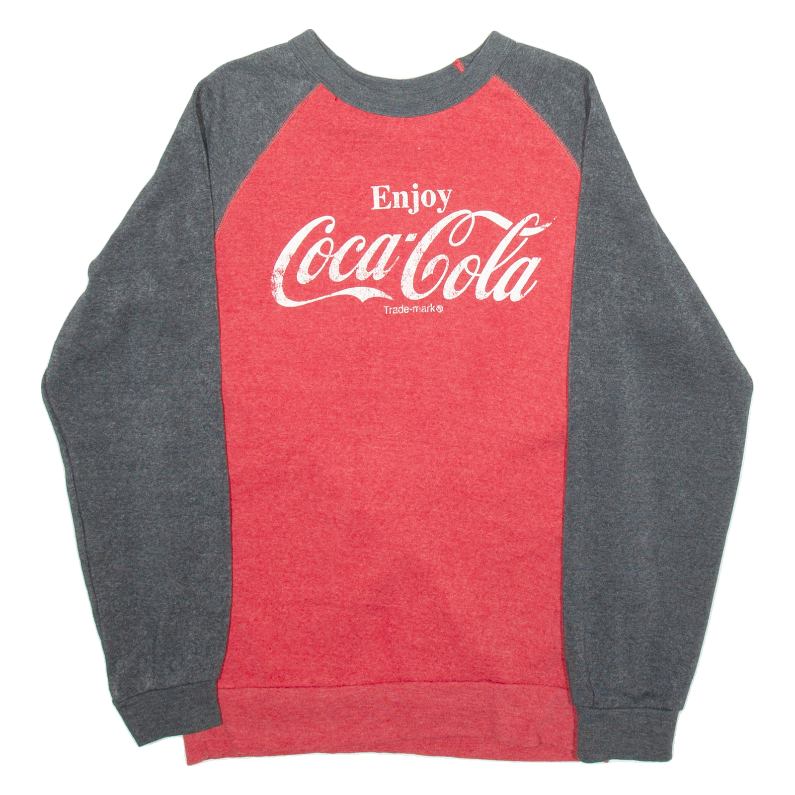 COCA COLA Mens Sweatshirt Red S Refurbished - N/A refurbished available on Cerqular
