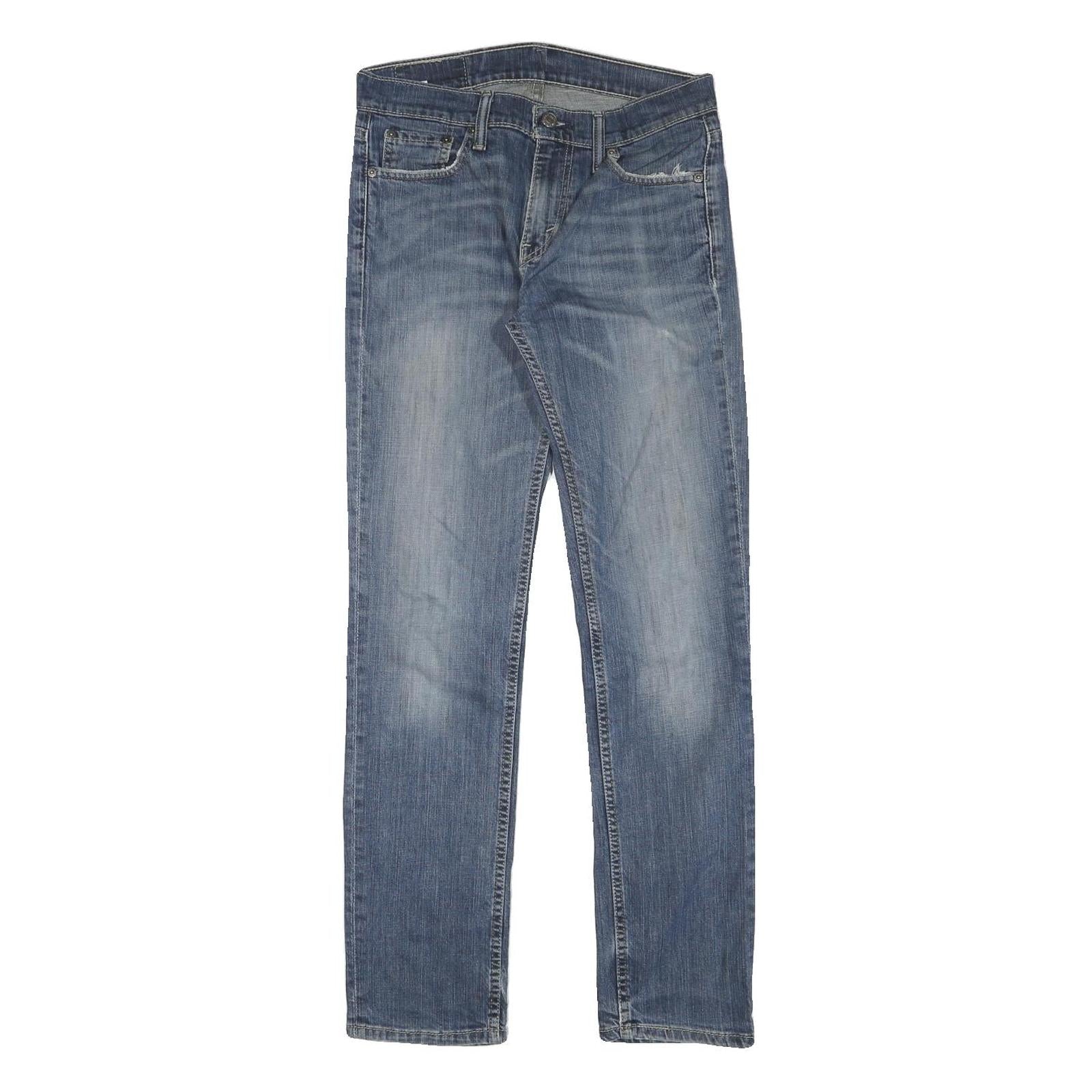 LEVI'S 511 Mens Jeans Blue Slim Skinny Denim Medium W29 L31 Classic Zip Refurbished - N/A refurbished available on Cerqular