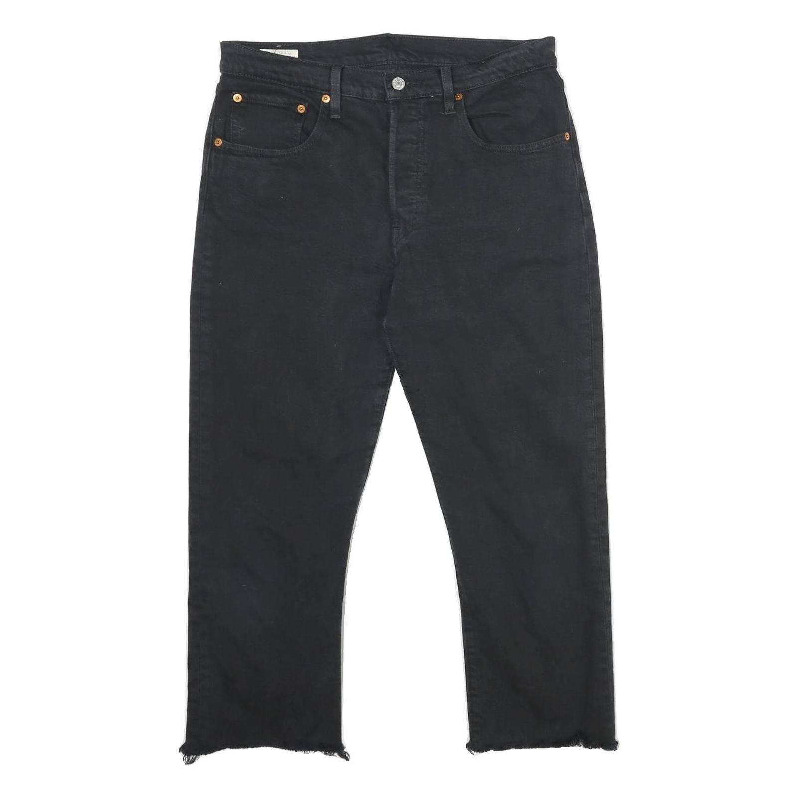LEVI'S 501 BIG E Mens Jeans Black Classic Straight Denim Raw W32 L23 Vintage Refurbished - N/A refurbished available on Cerqular