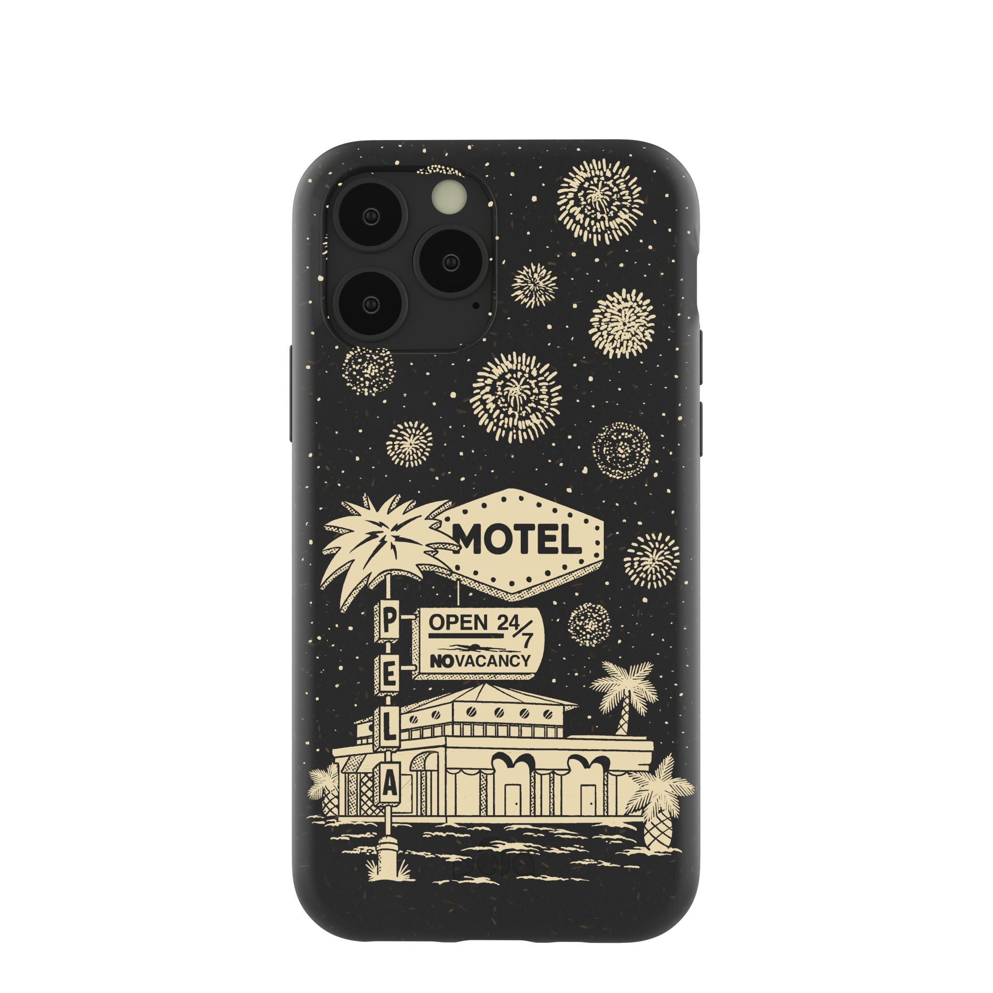 Black Motel Pela iPhone 11 Pro Case Refurbished - Pela Case refurbished available on Cerqular