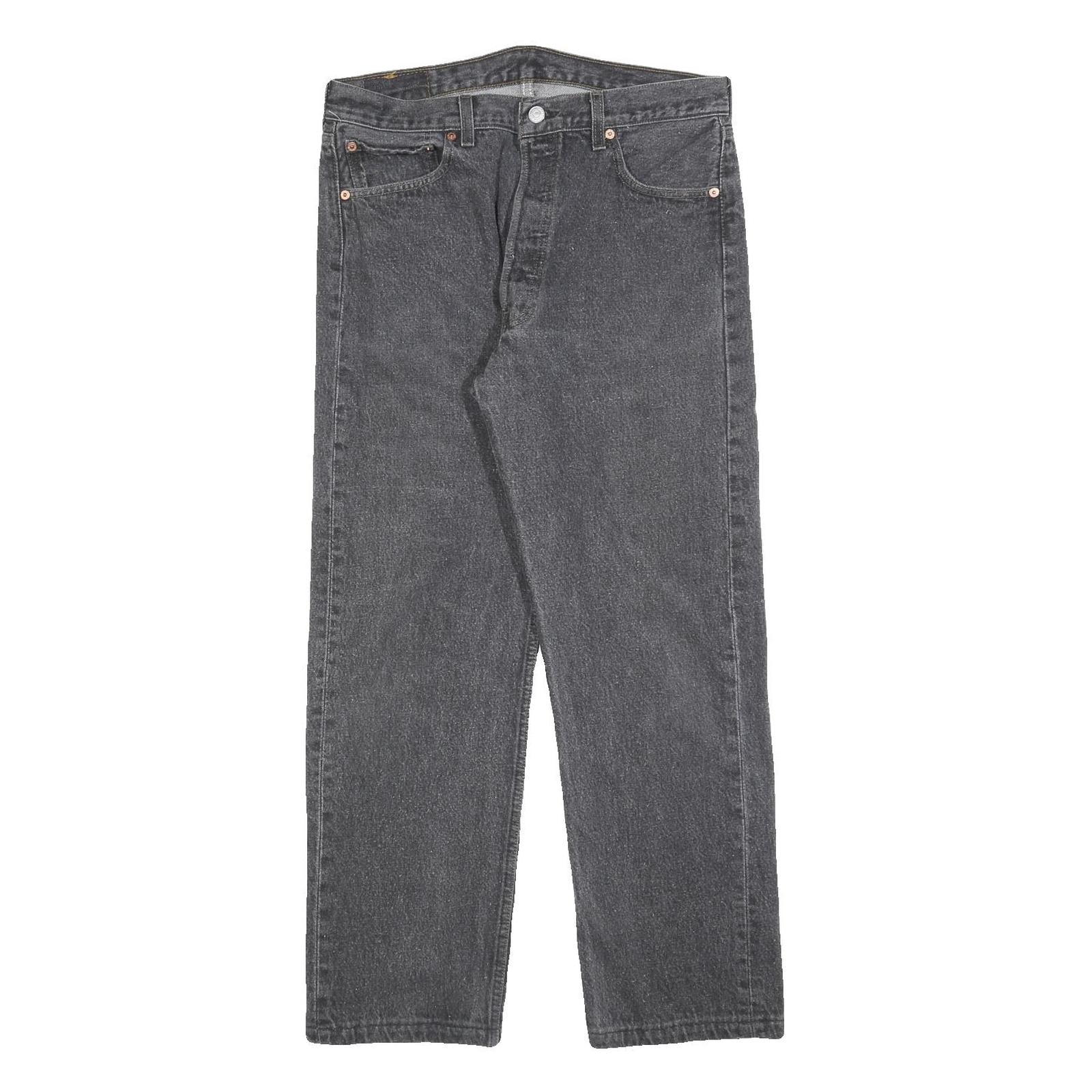 Buy LEVI'S 501 Mens Jeans Black Regular Straight Denim Raw W34 L28 Button Closure Refurbished - $57.19 LEVI'S 501 Mens Jeans Black Regular Straight Denim Raw W34 L28 Button Closure Refurbished - N/A refurbished available on Cerqular