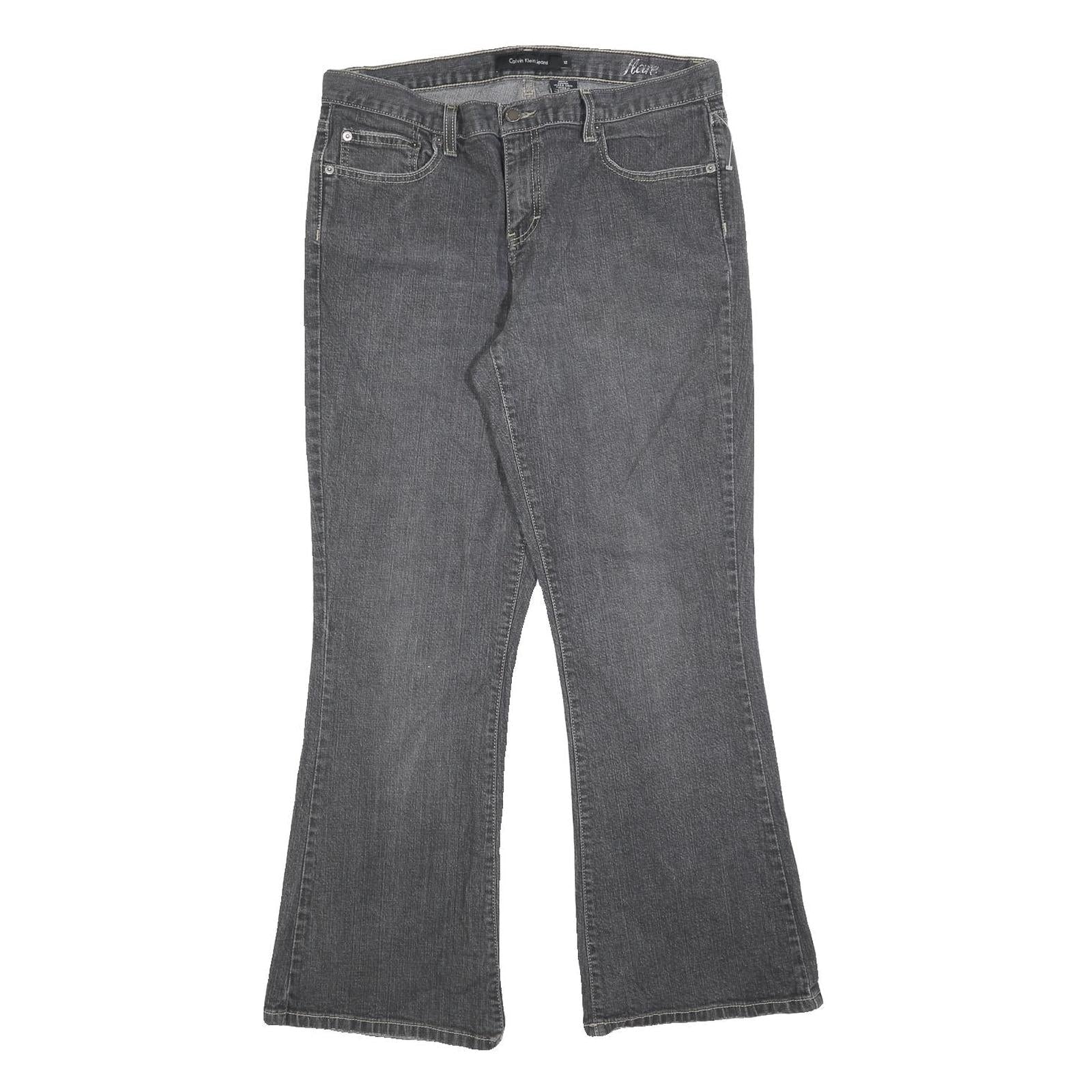 Buy CALVIN KLEIN JEANS Womens Grey Regular Flared Denim Raw W32 L30 Stylish Detail Refurbished - $33.79 CALVIN KLEIN JEANS Womens Grey Regular Flared Denim Raw W32 L30 Stylish Detail Refurbished - N/A refurbished available on Cerqular