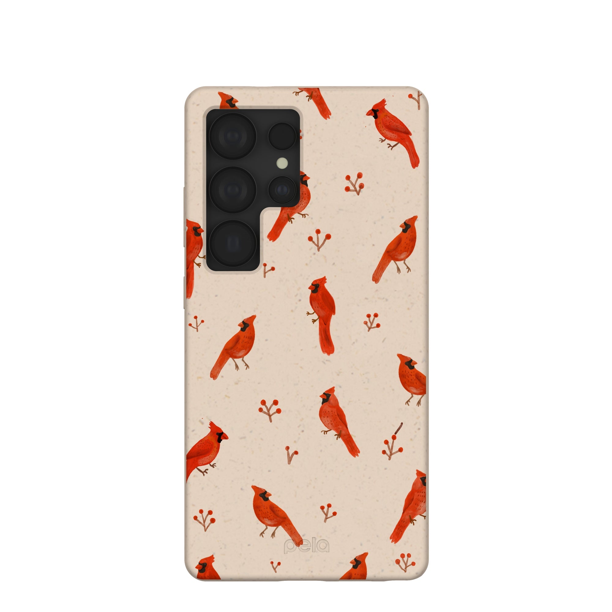 Seashell Cardinals Samsung Galaxy S25 Ultra Case Refurbished - Pela Case refurbished available on Cerqular
