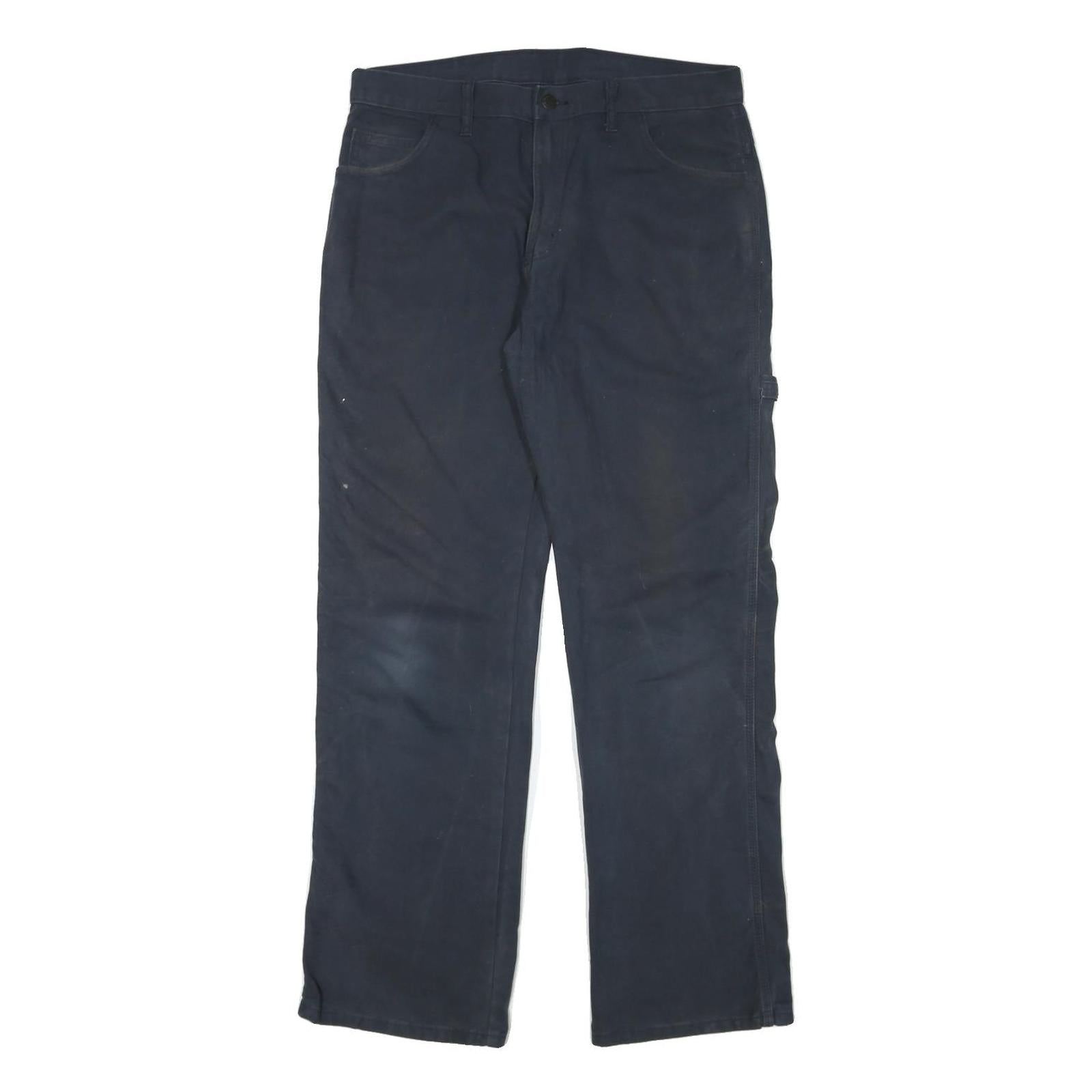 Buy DICKIES Mens Cotton Blend Blue Regular Straight Trousers W34 L31 Workwear Refurbished - $31.19 DICKIES Mens Cotton Blend Blue Regular Straight Trousers W34 L31 Workwear Refurbished - N/A refurbished available on Cerqular