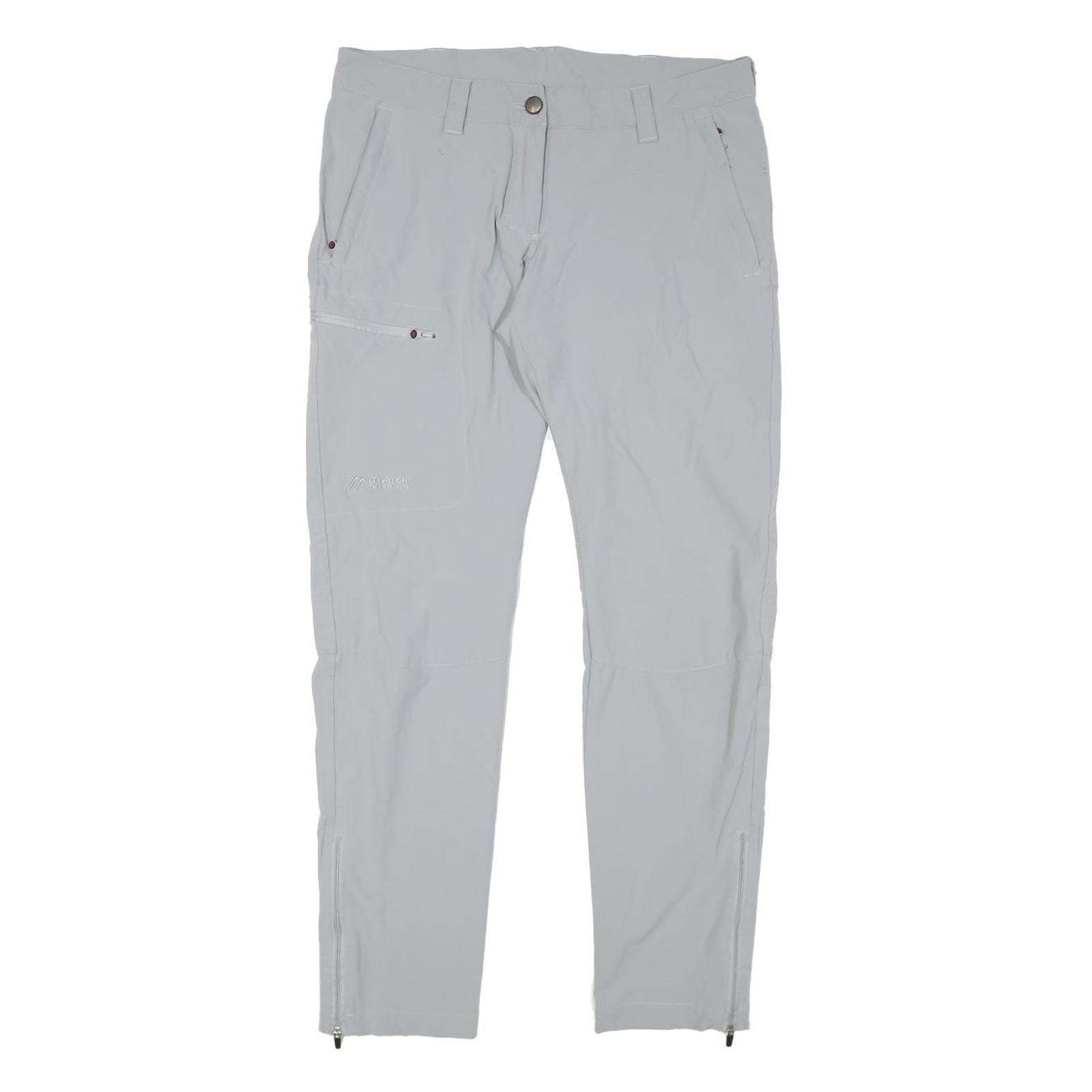 Buy MAIER Womens Polyester Blend Light Grey Slim Straight Trousers W31 L28 Outdoor Refurbished - $20.79 MAIER Womens Polyester Blend Light Grey Slim Straight Trousers W31 L28 Outdoor Refurbished - N/A refurbished available on Cerqular