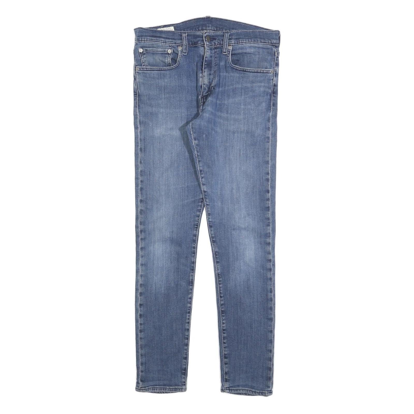 LEVI'S 512 BIG E Mens Slim Blue Denim Raw Jeans W31 L32 Stretch Cotton Blend Refurbished - N/A refurbished available on Cerqular