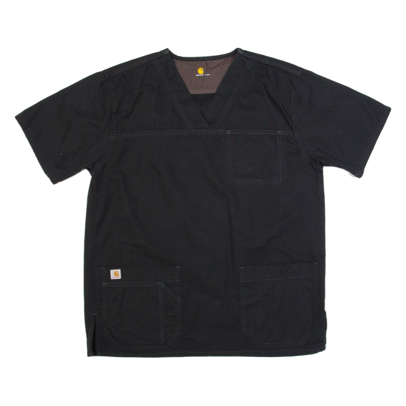 CARHARTT Pullover Workwear Mens Plain Shirt Black S Refurbished - N/A refurbished available on Cerqular