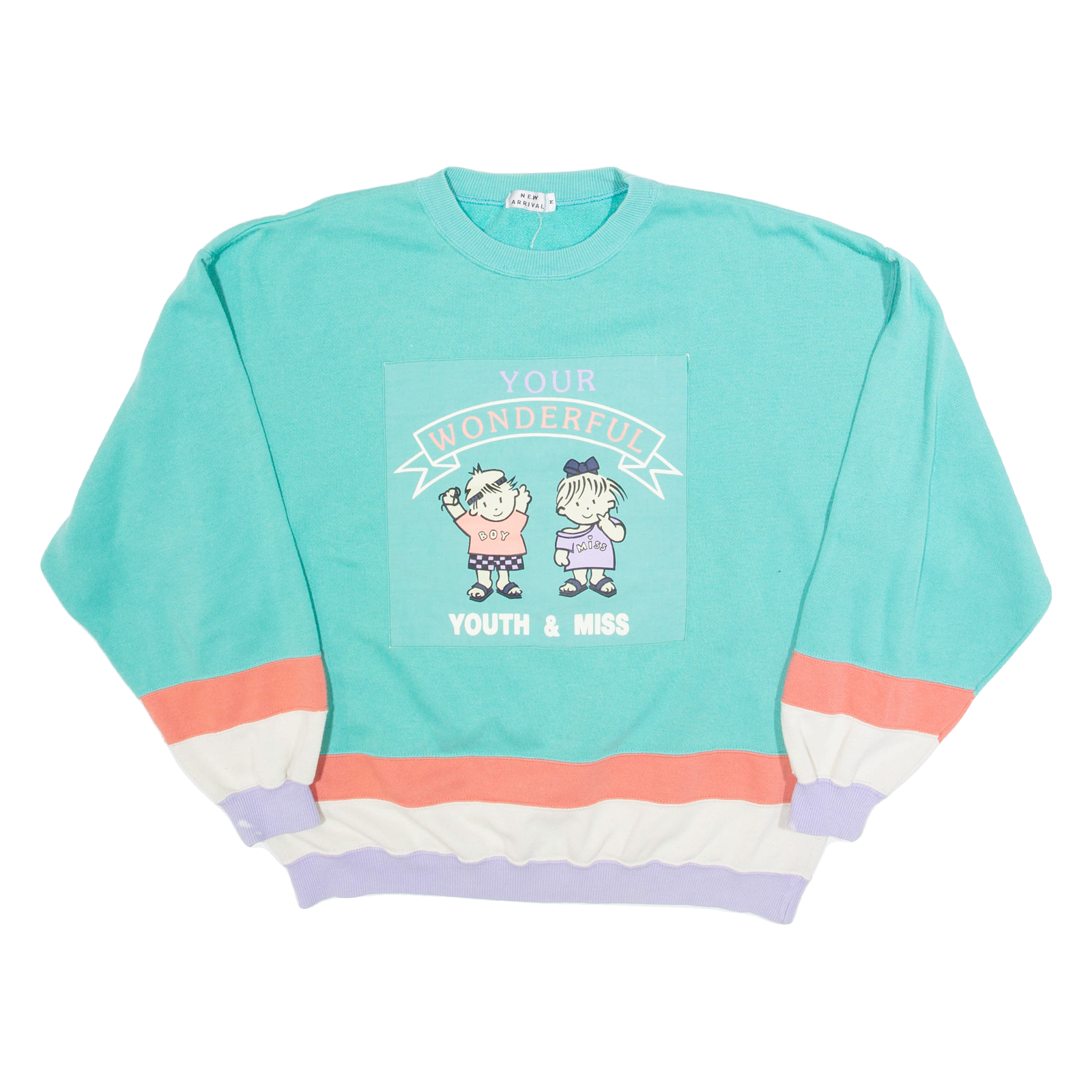NEW ARRIVAL Womens Sweatshirt Green Crew Neck M Refurbished - N/A refurbished available on Cerqular