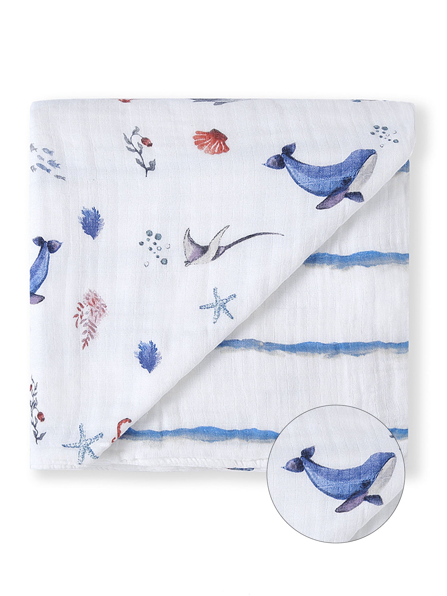 Organic Snug Blanket - Sardinian Summer Refurbished - Malabar Baby refurbished available on Cerqular