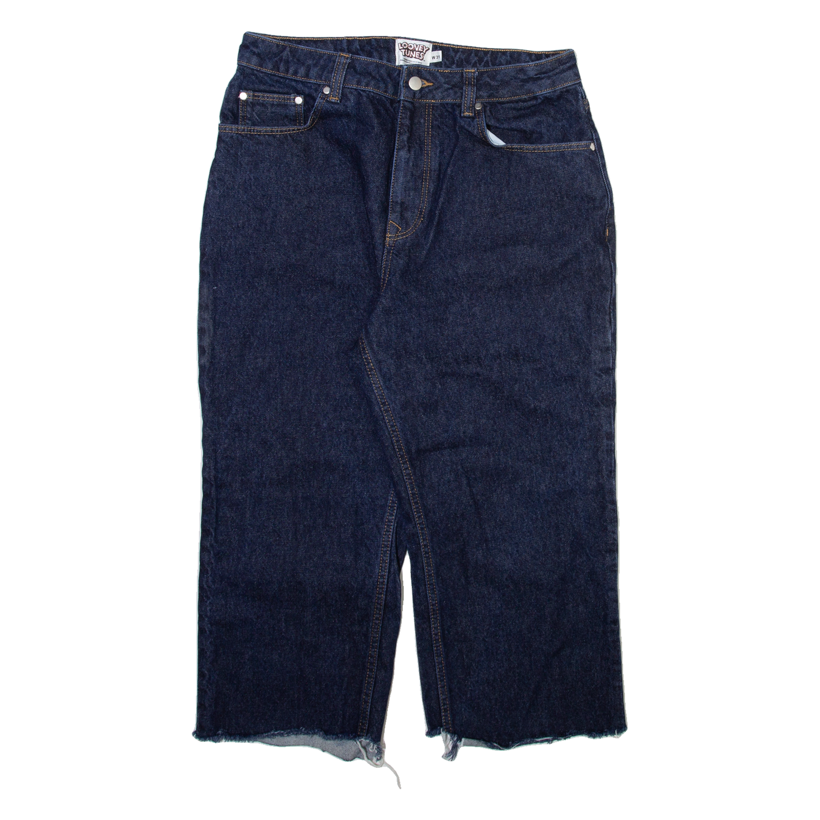LOONEY TUNES Mens Trousers Blue Regular Straight W31 L21 Refurbished - N/A refurbished available on Cerqular
