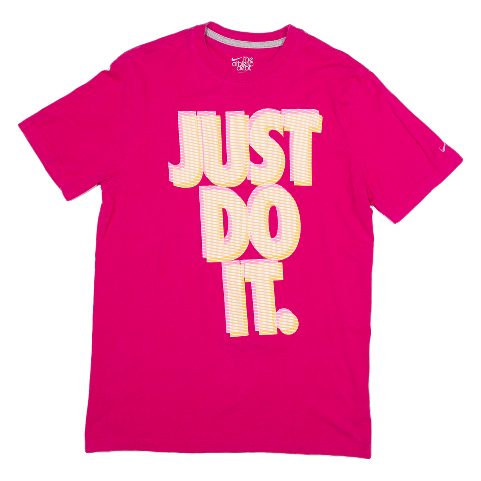 NIKE Standard Fit Womens T-Shirt Pink M Refurbished - N/A refurbished available on Cerqular