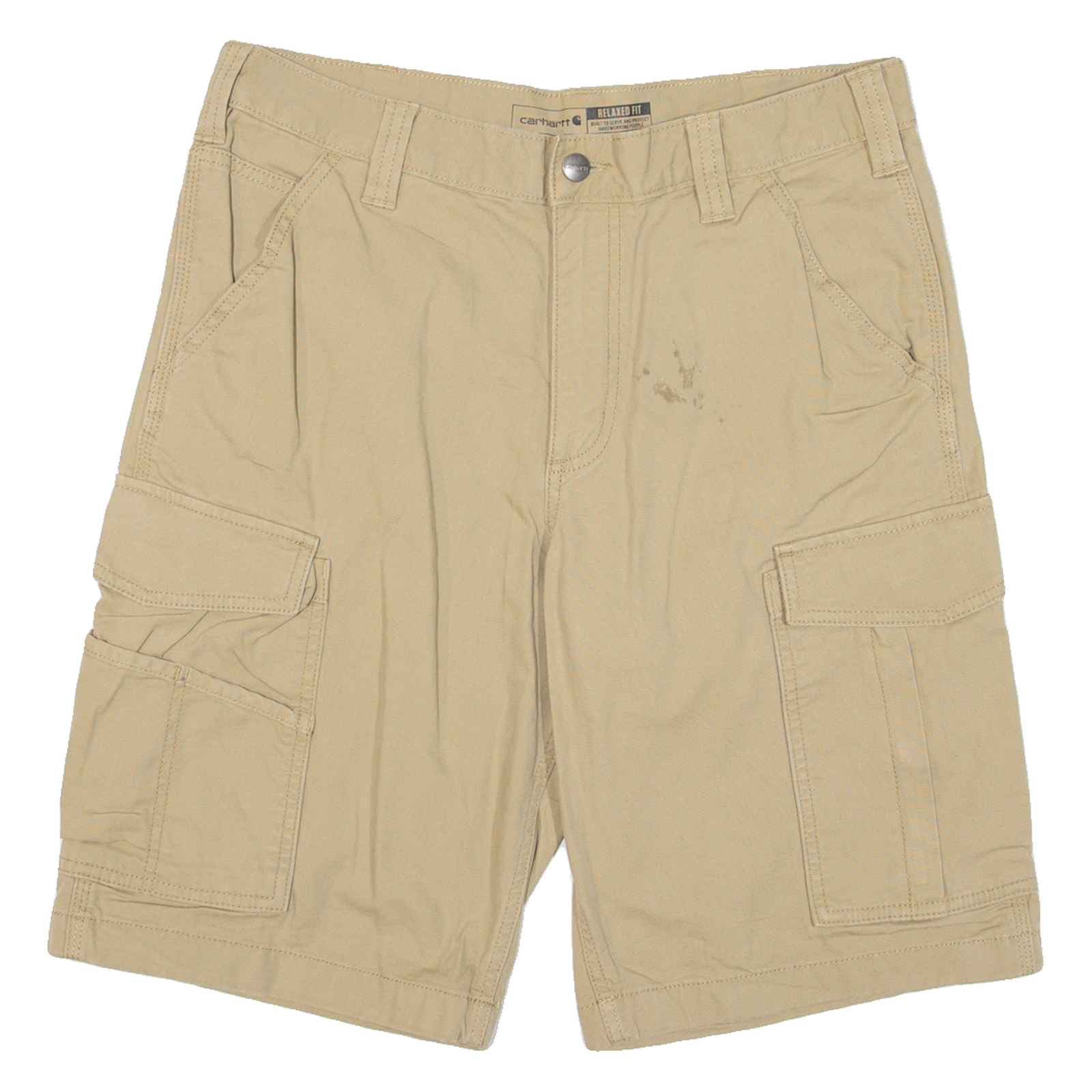 CARHARTT Mens Workwear Shorts Beige M W33 Refurbished - N/A refurbished available on Cerqular