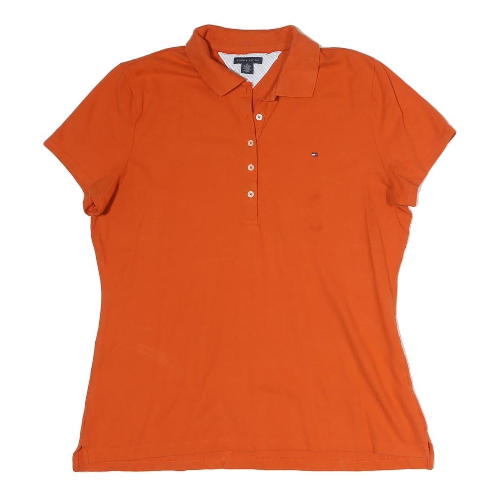Buy TOMMY HILFIGER Womens Orange Short Sleeve Plain Polo Shirt XL Cotton Classic Refurbished - $33.79 TOMMY HILFIGER Womens Orange Short Sleeve Plain Polo Shirt XL Cotton Classic Refurbished - N/A refurbished available on Cerqular
