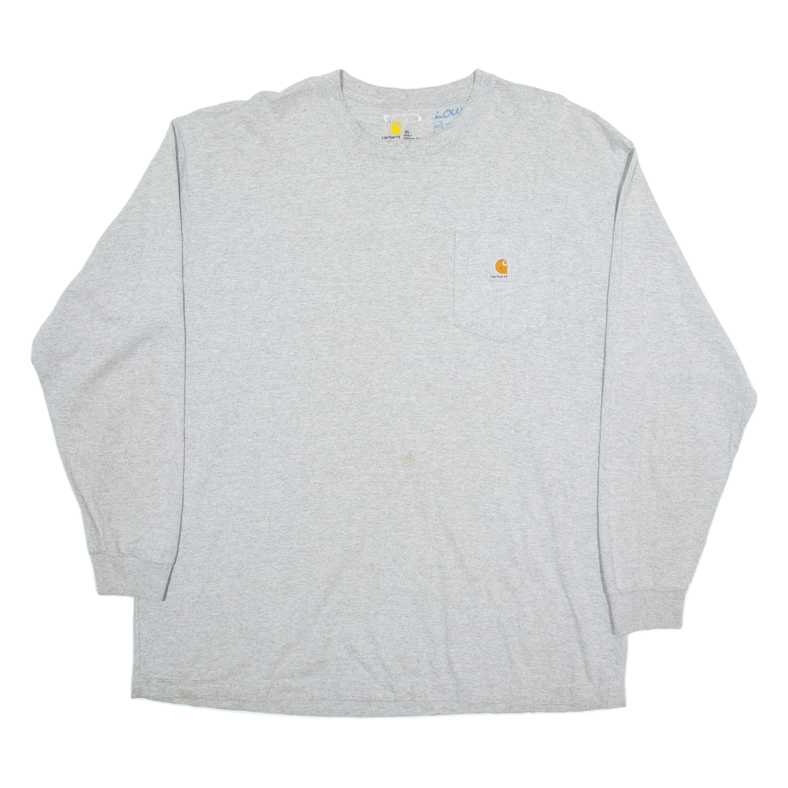 CARHARTT Mens T-Shirt Grey Long Sleeve XL Refurbished - N/A refurbished available on Cerqular