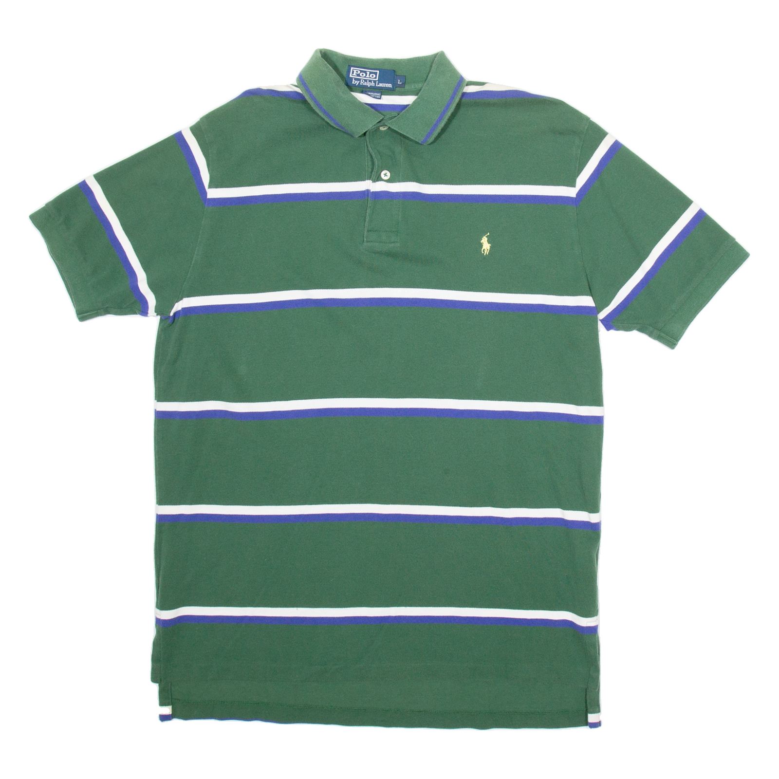 Buy POLO RALPH LAUREN Mens Polo Shirt Green Striped L Refurbished - $36.39 POLO RALPH LAUREN Mens Polo Shirt Green Striped L Refurbished - N/A refurbished available on Cerqular
