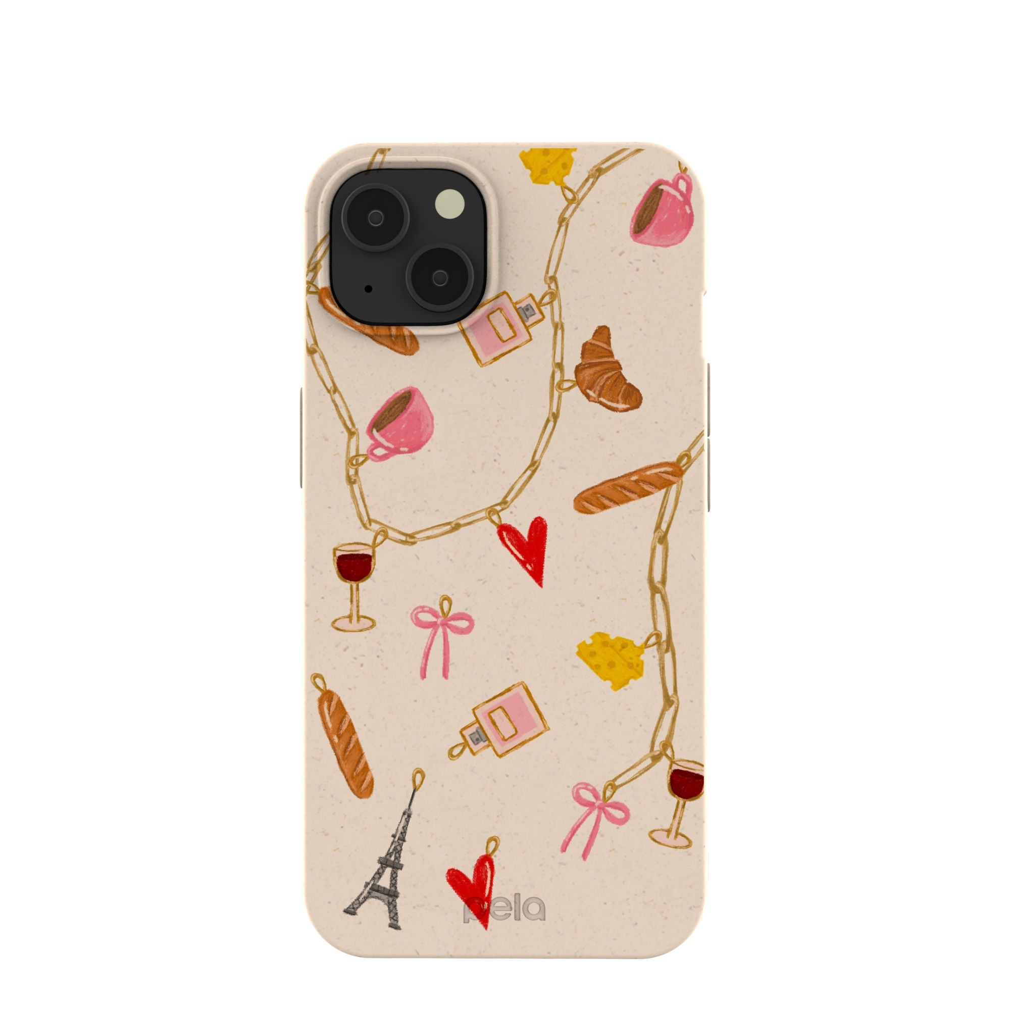 Seashell City of Love iPhone 13 Case Refurbished - Pela Case refurbished available on Cerqular