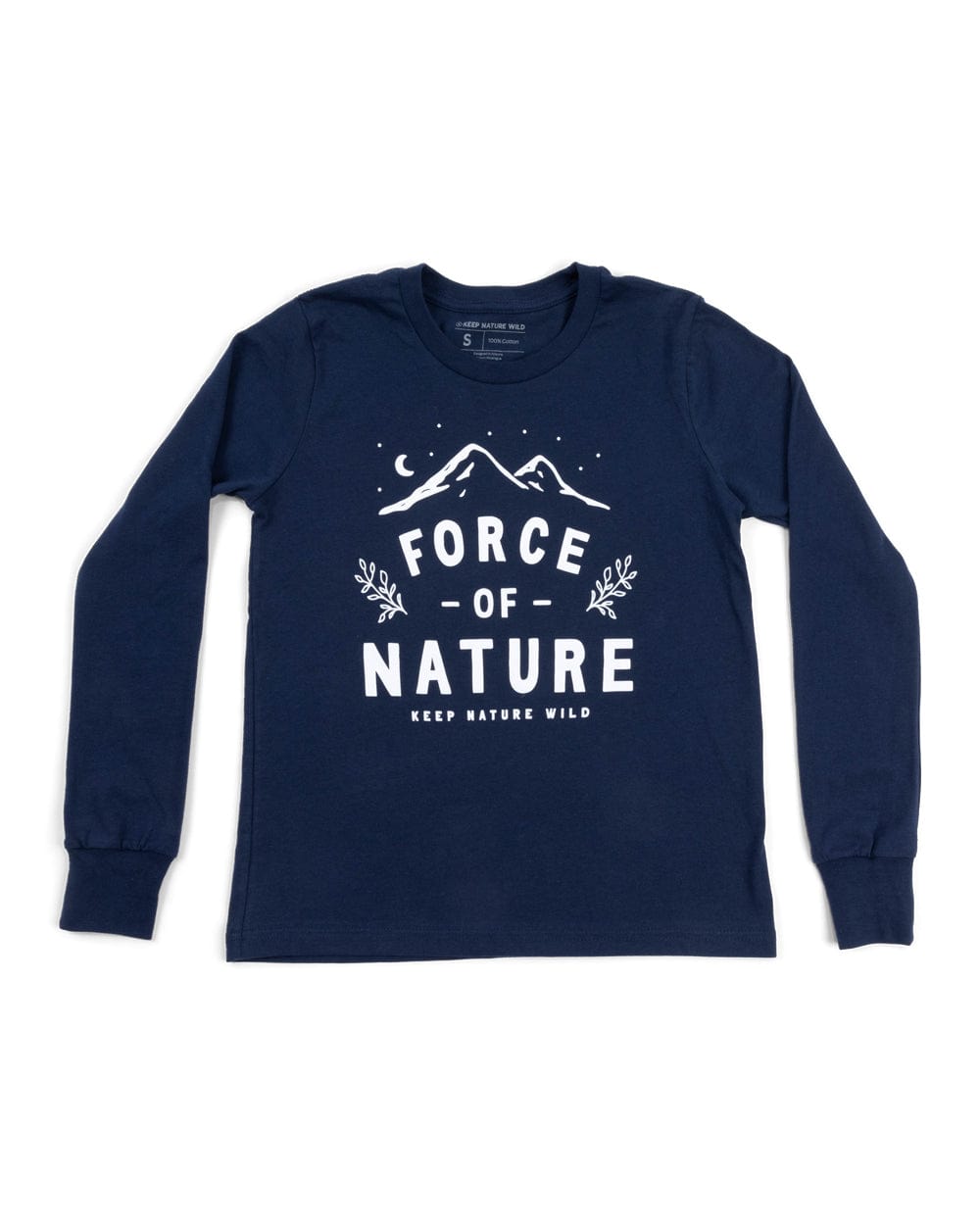 Buy Force of Nature Youth Long Sleeve | Navy | Size: L Refurbished - $18.00 Force of Nature Youth Long Sleeve | Navy | Size: L Refurbished - Keep Nature Wild refurbished available on Cerqular