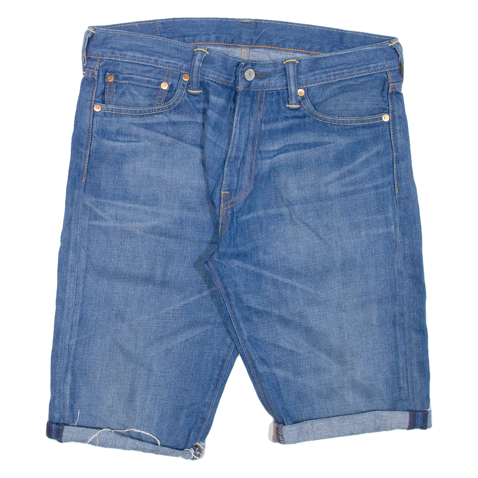 LEVI'S 504 Mens Jorts Shorts Blue M W32 Refurbished - N/A refurbished available on Cerqular