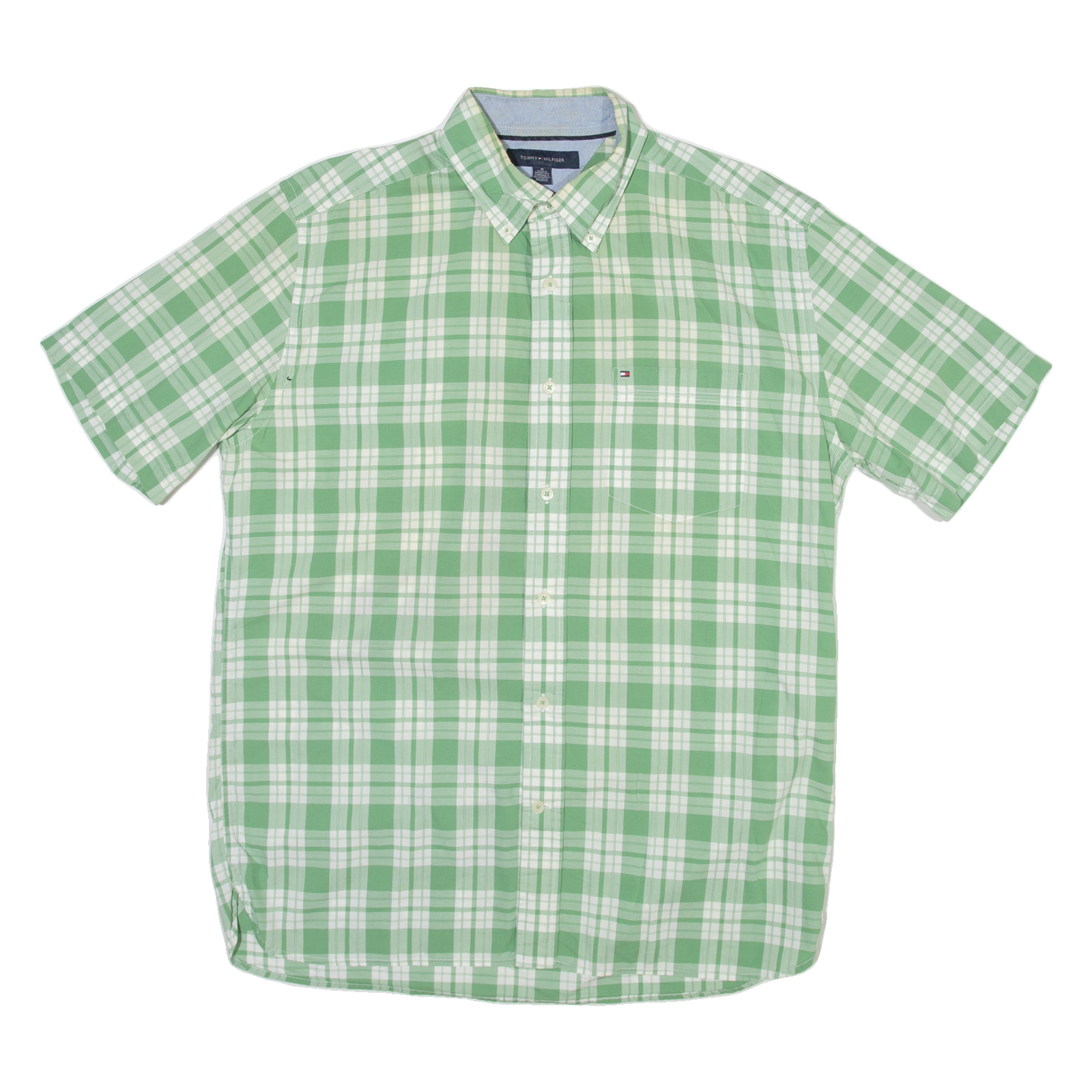 Buy TOMMY HILFIGER Mens Shirt Green Check M Refurbished - $25.99 TOMMY HILFIGER Mens Shirt Green Check M Refurbished - N/A refurbished available on Cerqular